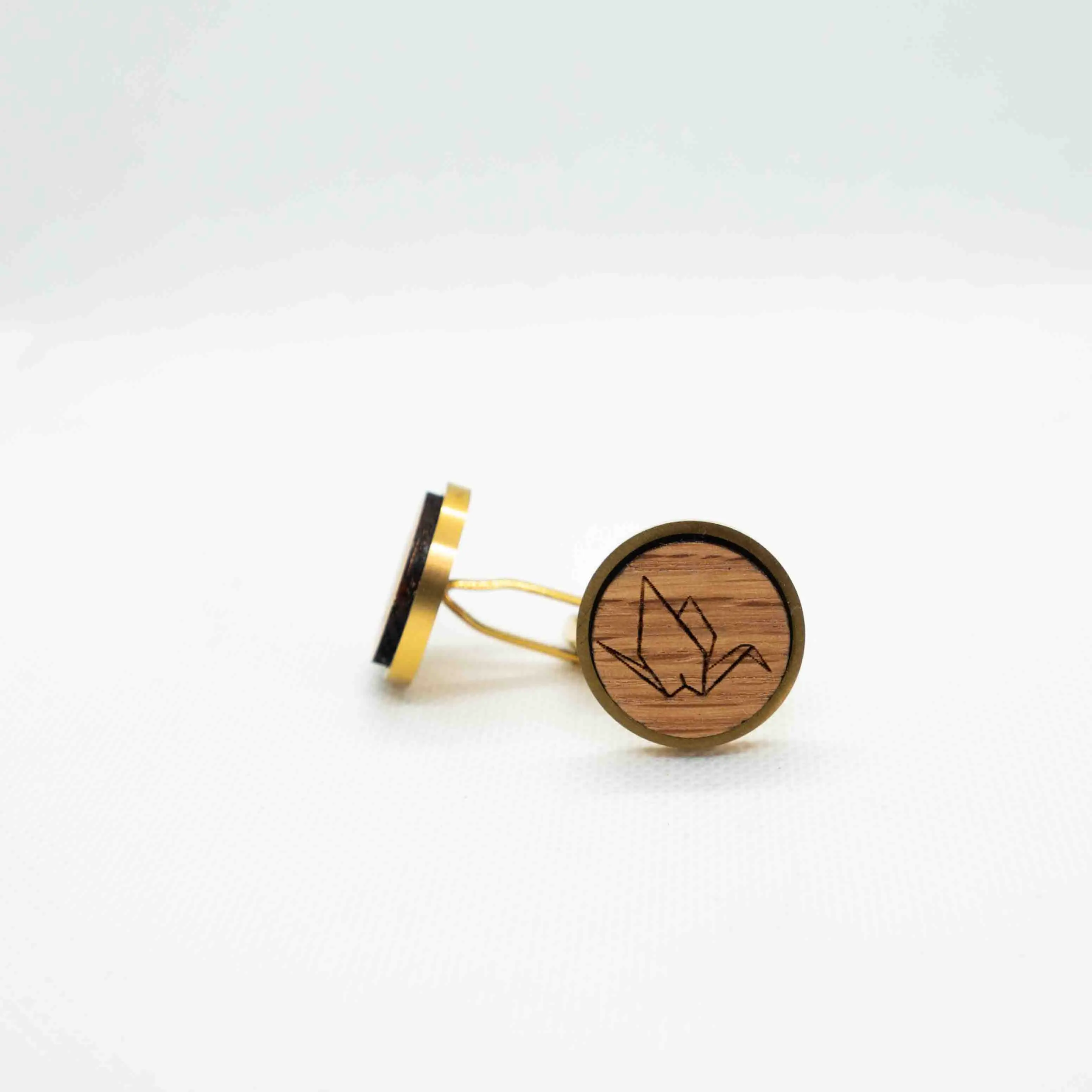 Swan Origami Cufflinks II