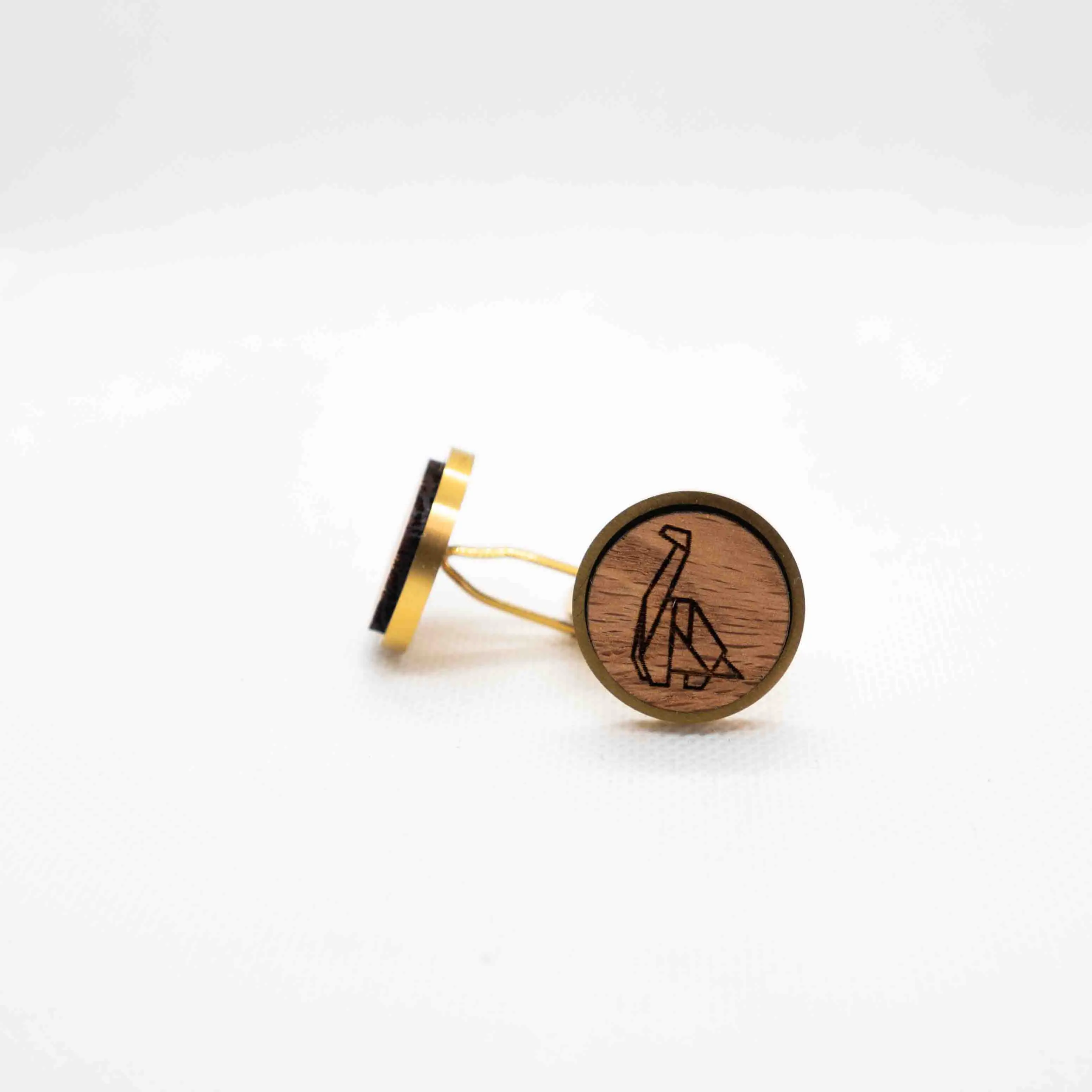 Dinosaurs II Origami Cufflinks