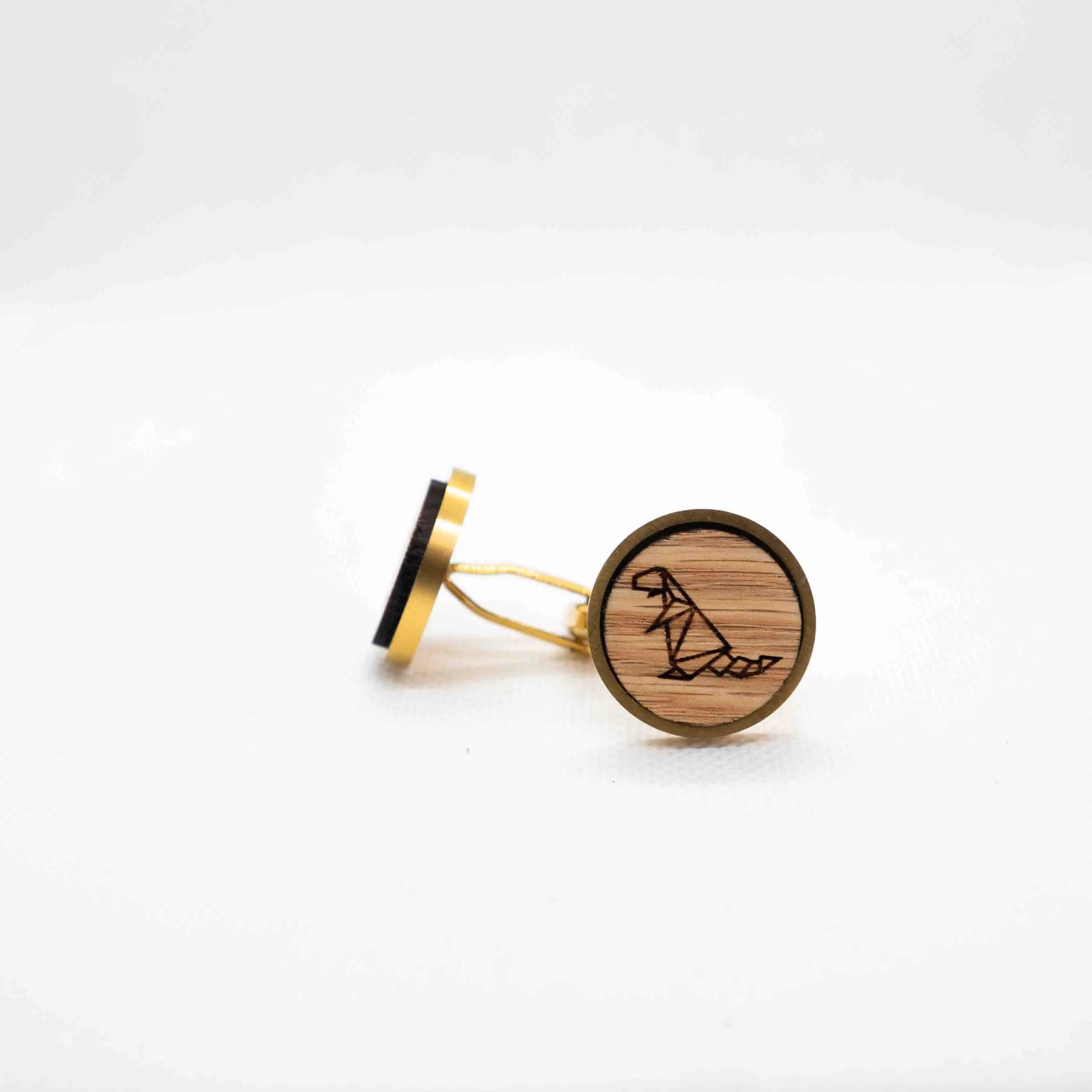 Dinosaurs III Origami Cufflinks
