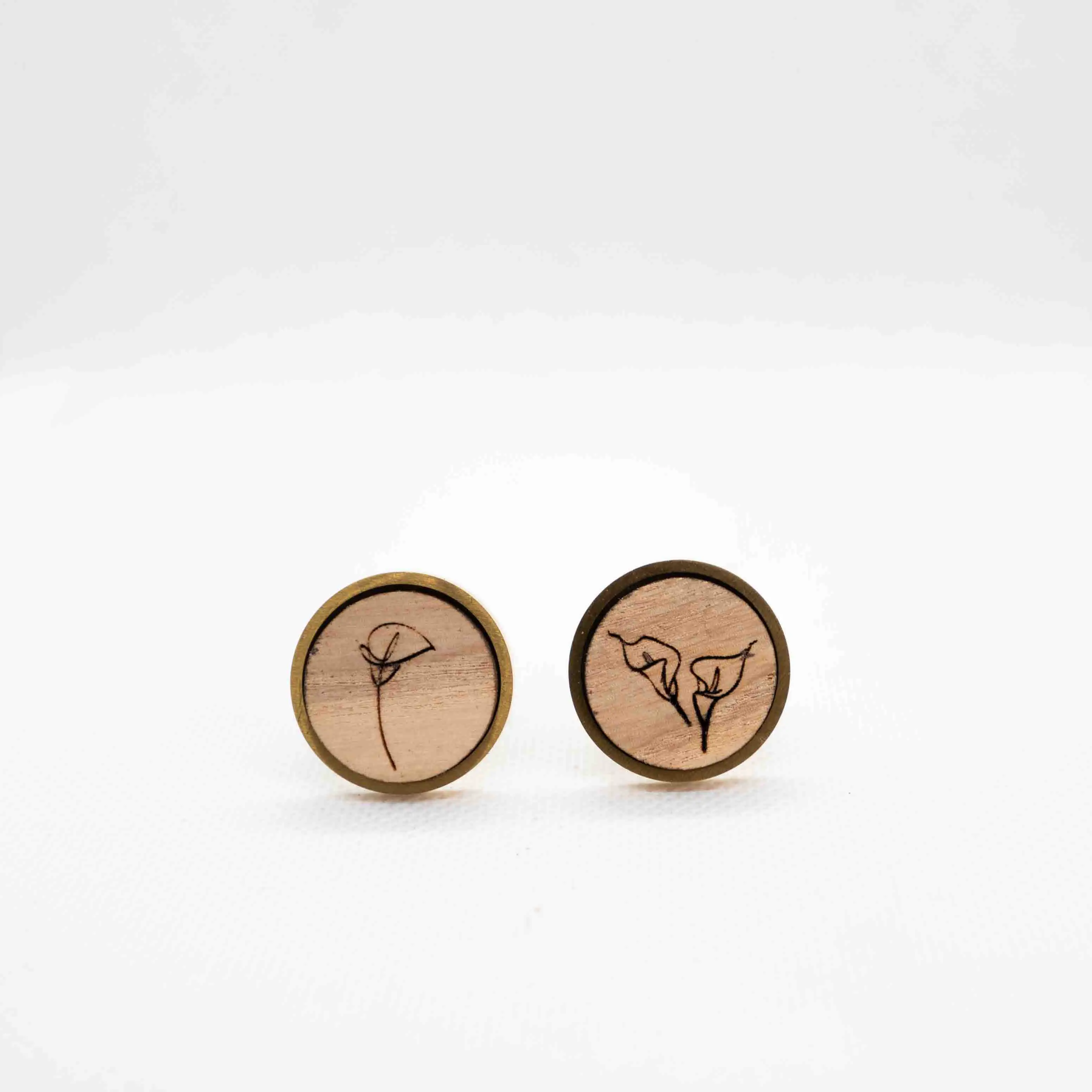 Calla Lily Flower II Cufflinks