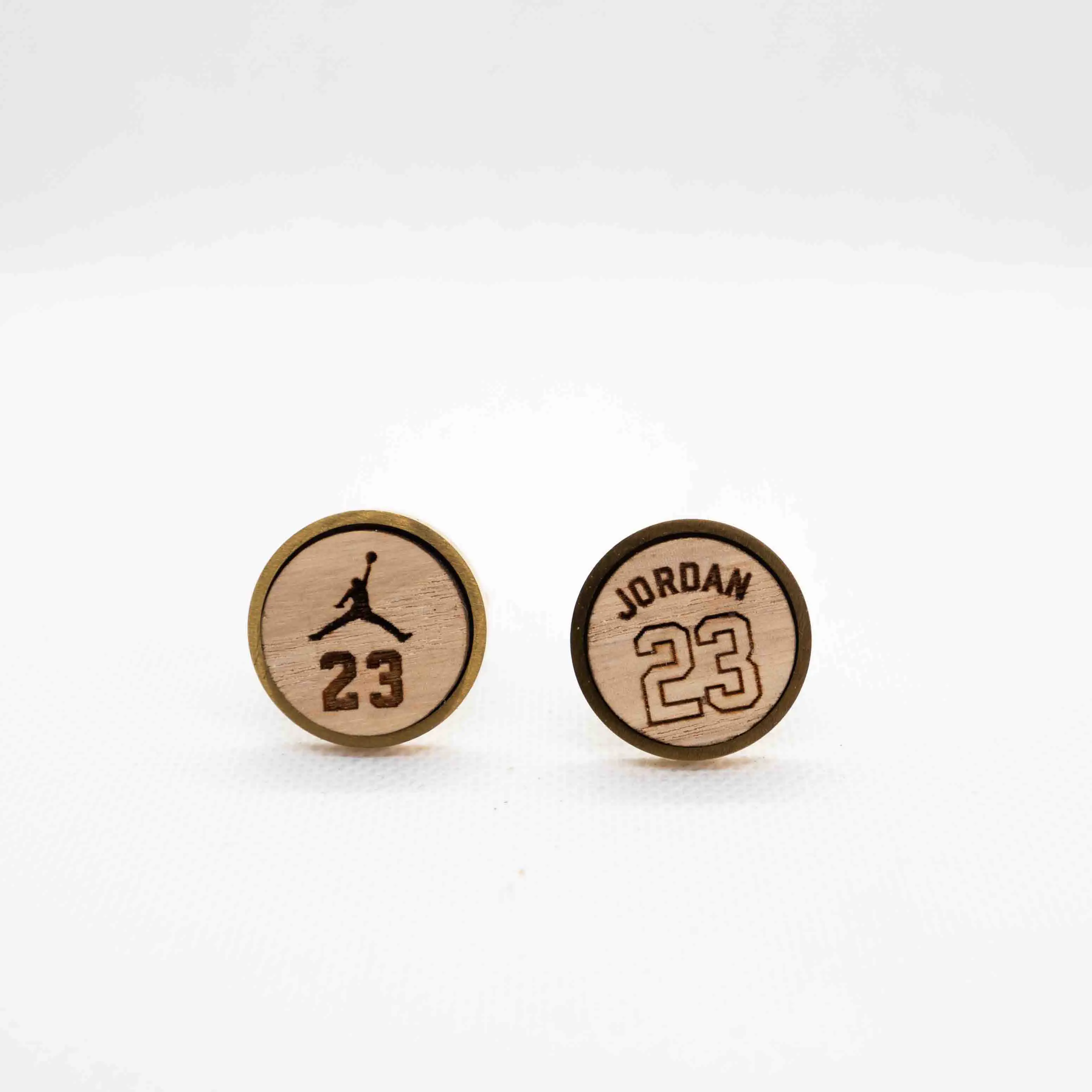 Jordan Basketball G.O.A.T Wooden Cufflinks