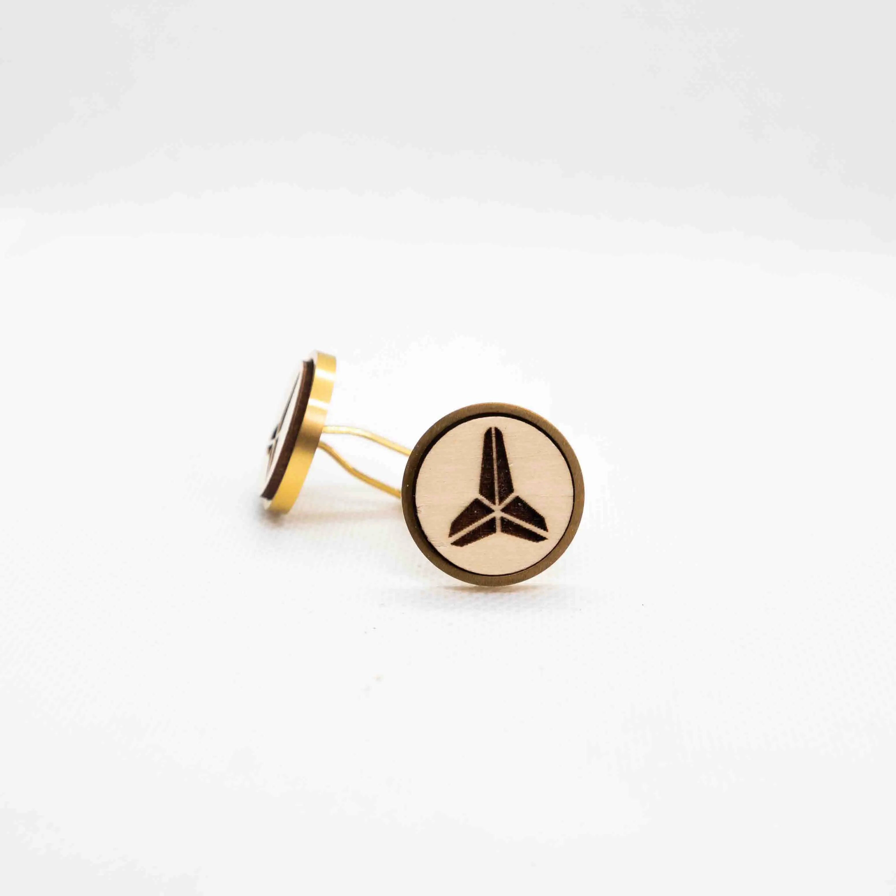 Kobe Basketball  Wooden Cufflinks