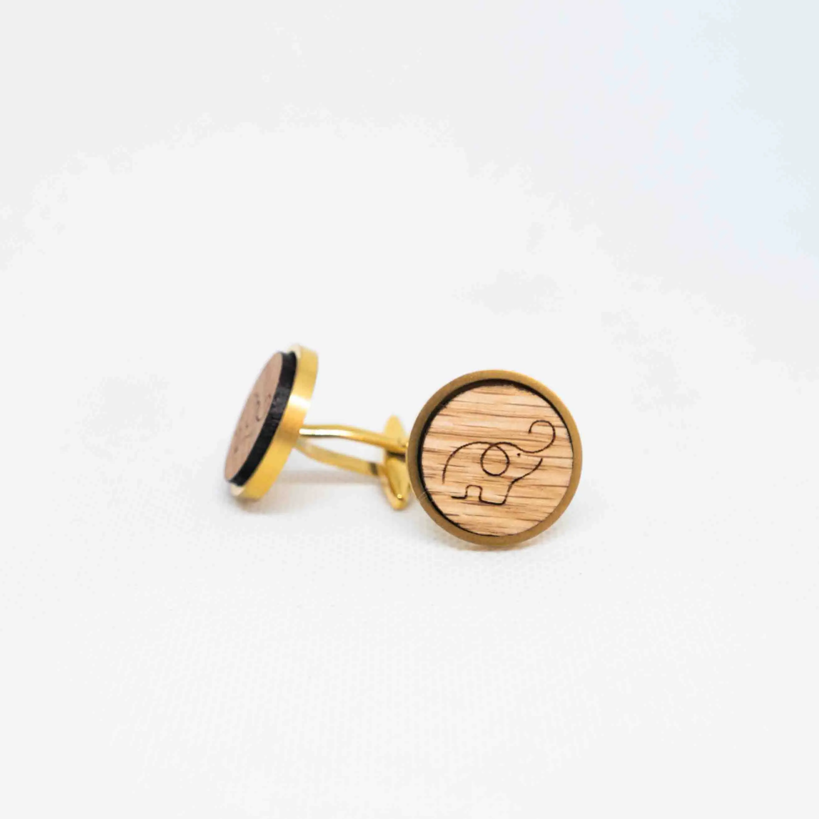 Elephants IV Origami Cufflinks