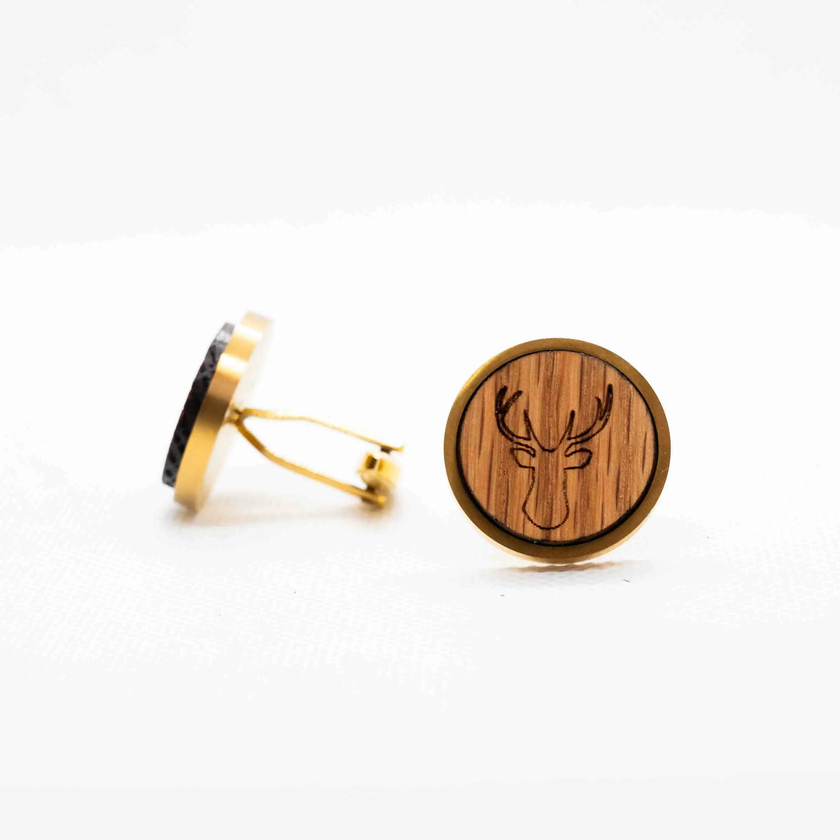 Deer Head Outline II Cufflinks