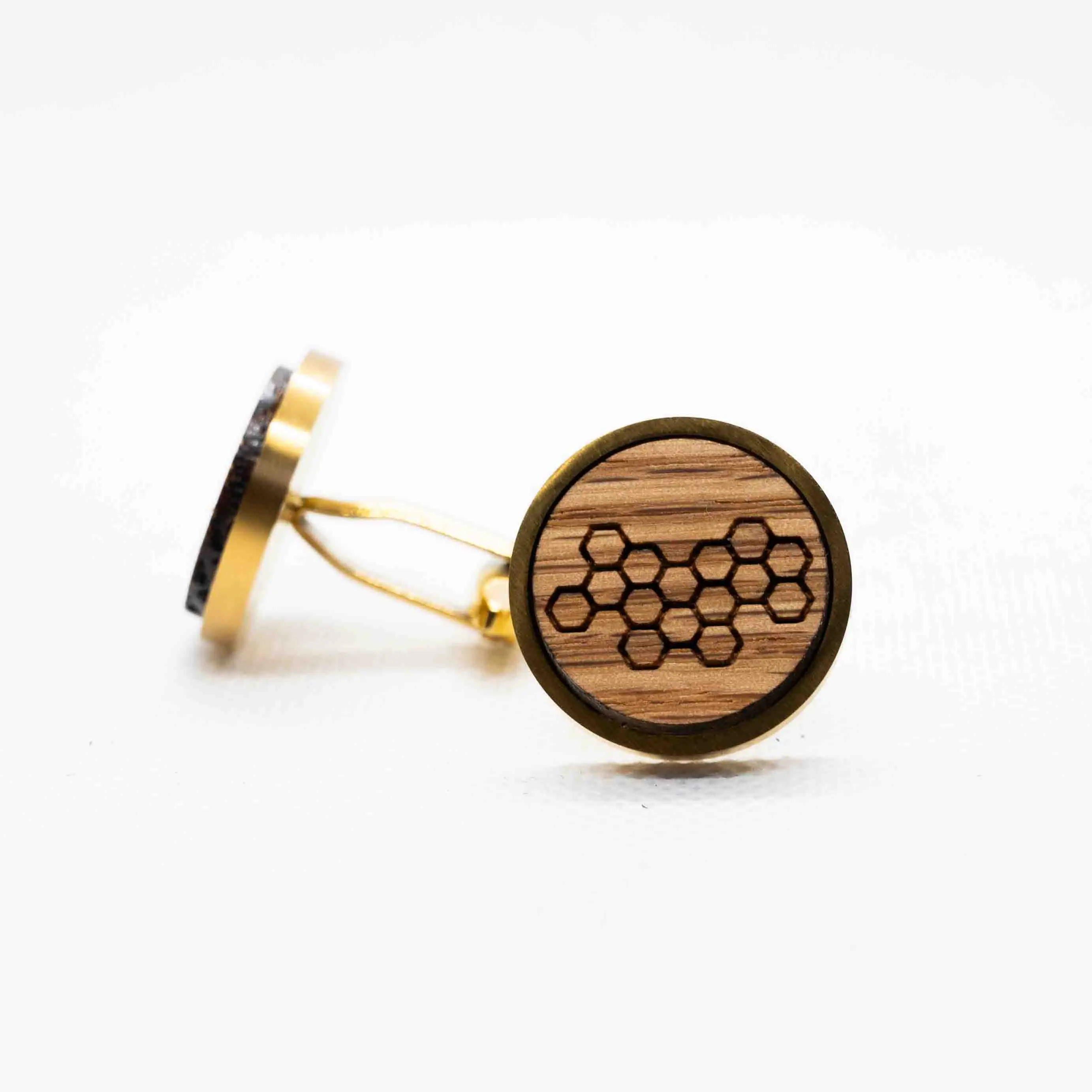 Bee Honey Comb  Cufflinks