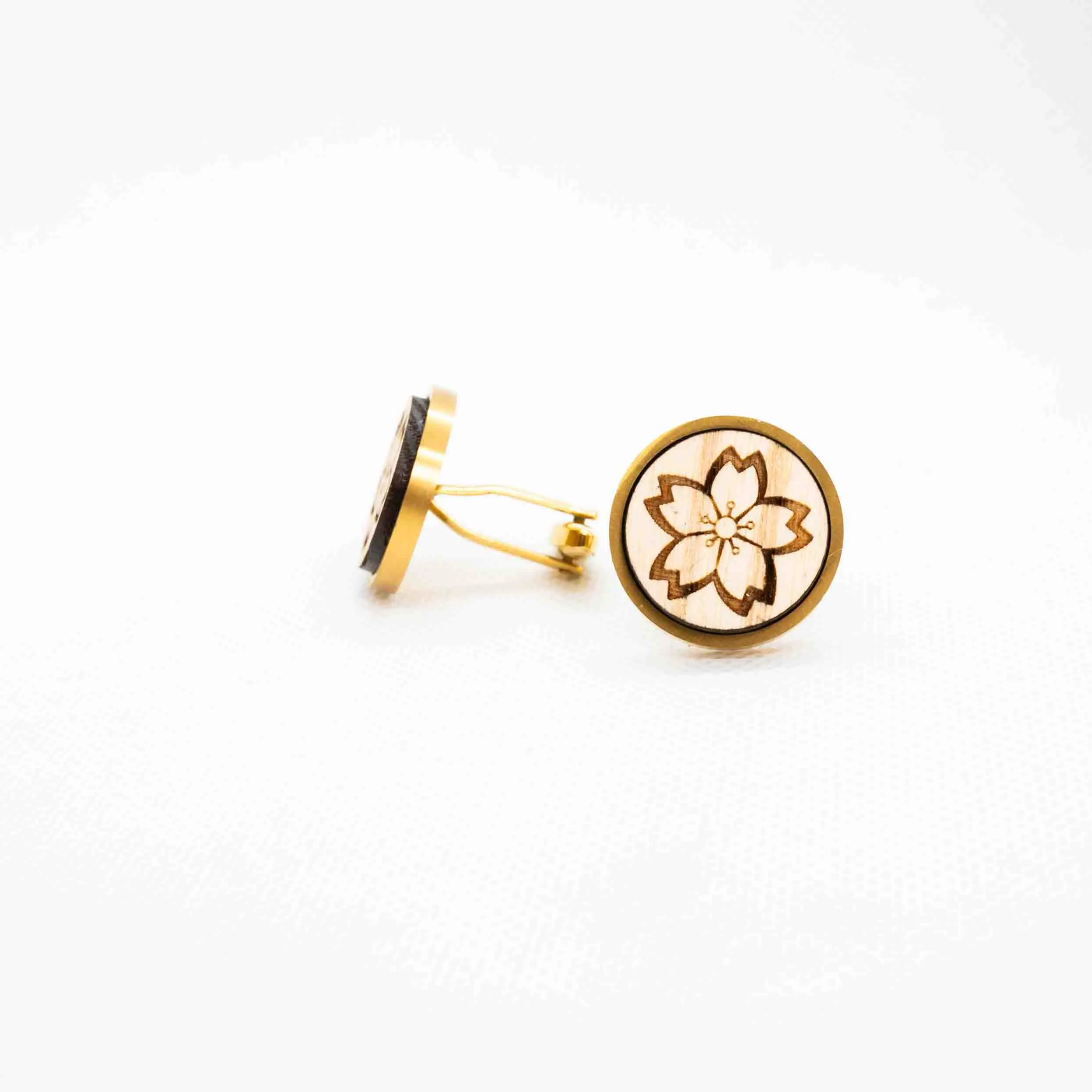 Sakura Cherry Blossom Flower  Cufflinks