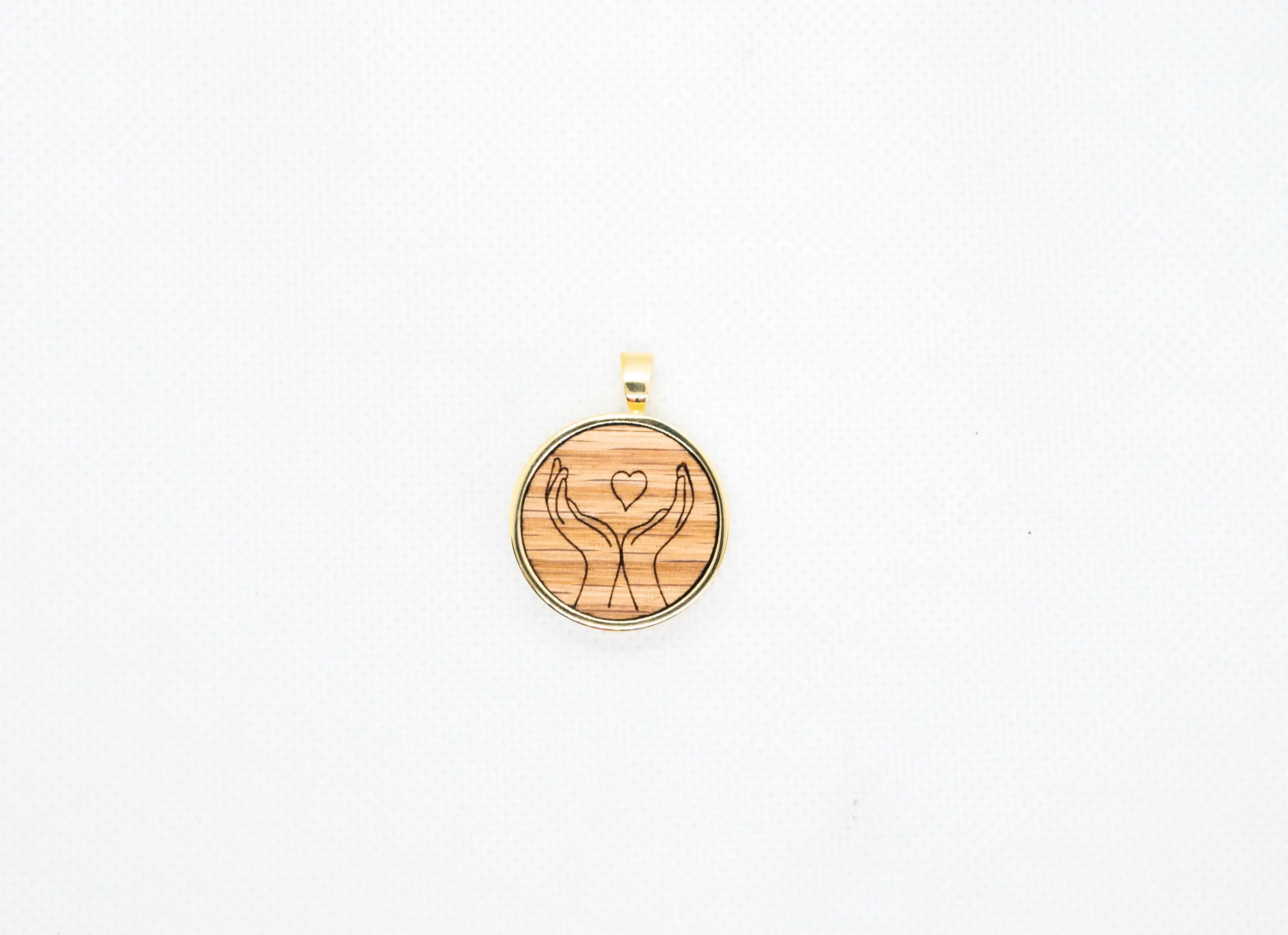 LOVE Wood Pendant