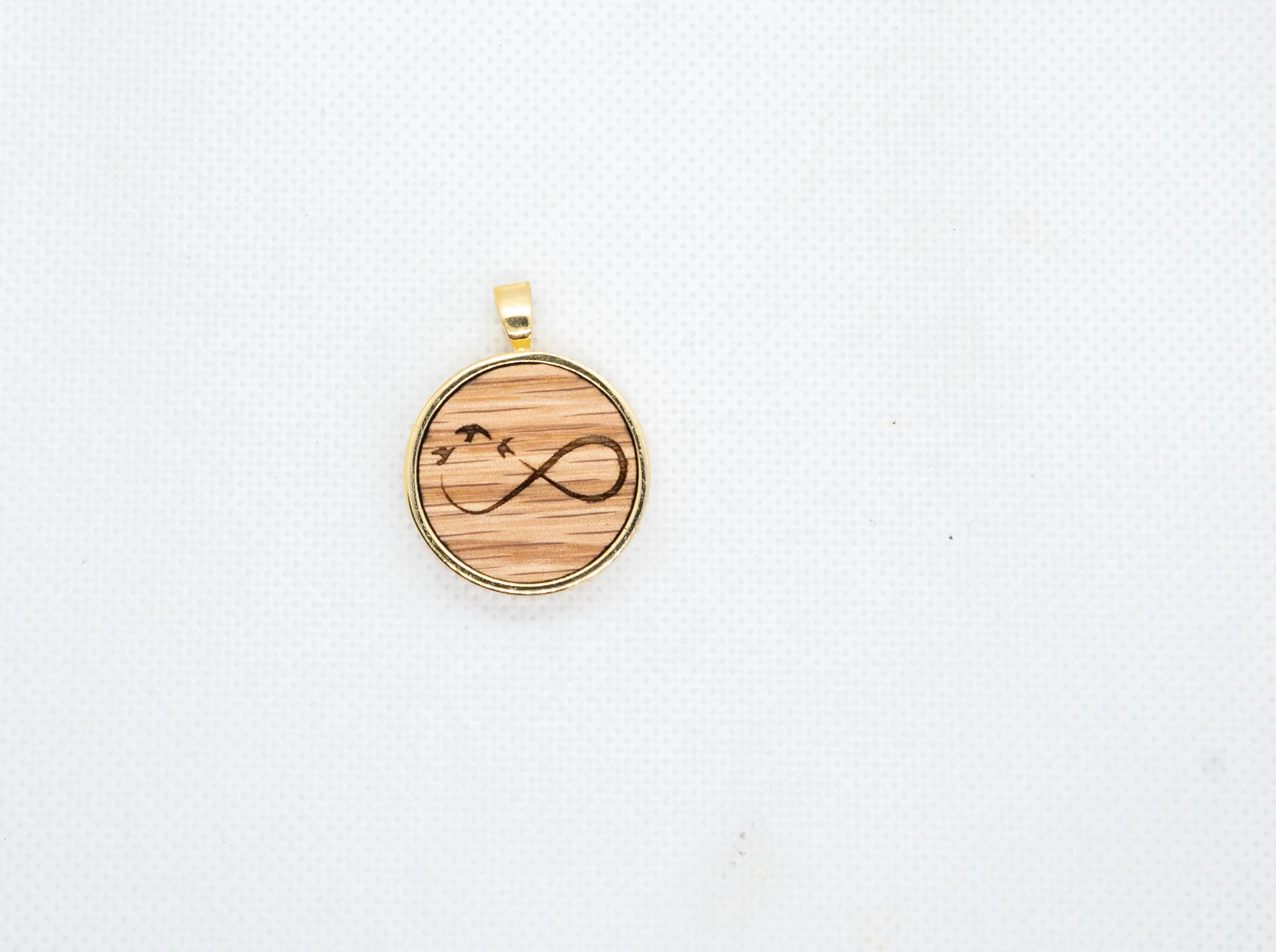 Infinity with Heart III Pendant