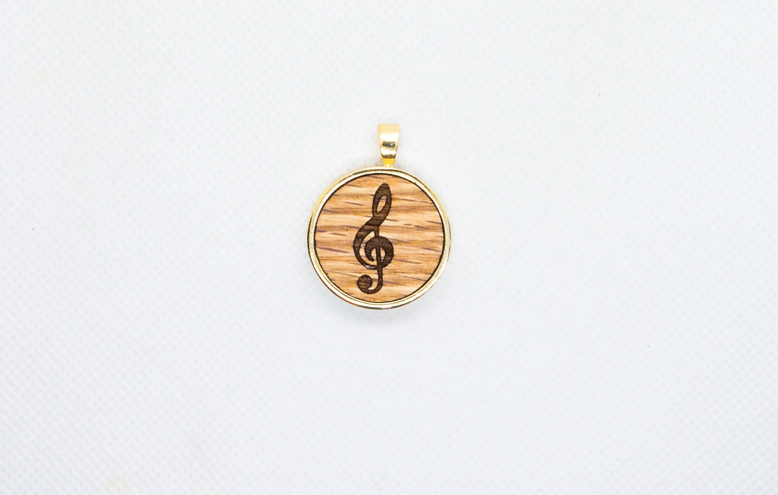 Clef Wood Pendant