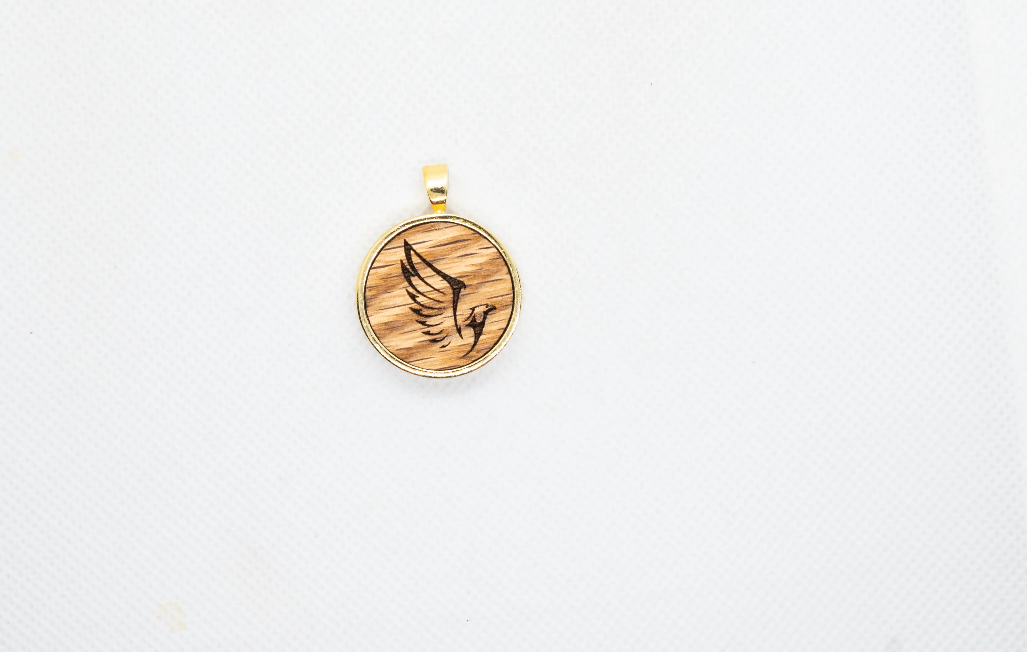Eagle II wood Pendant