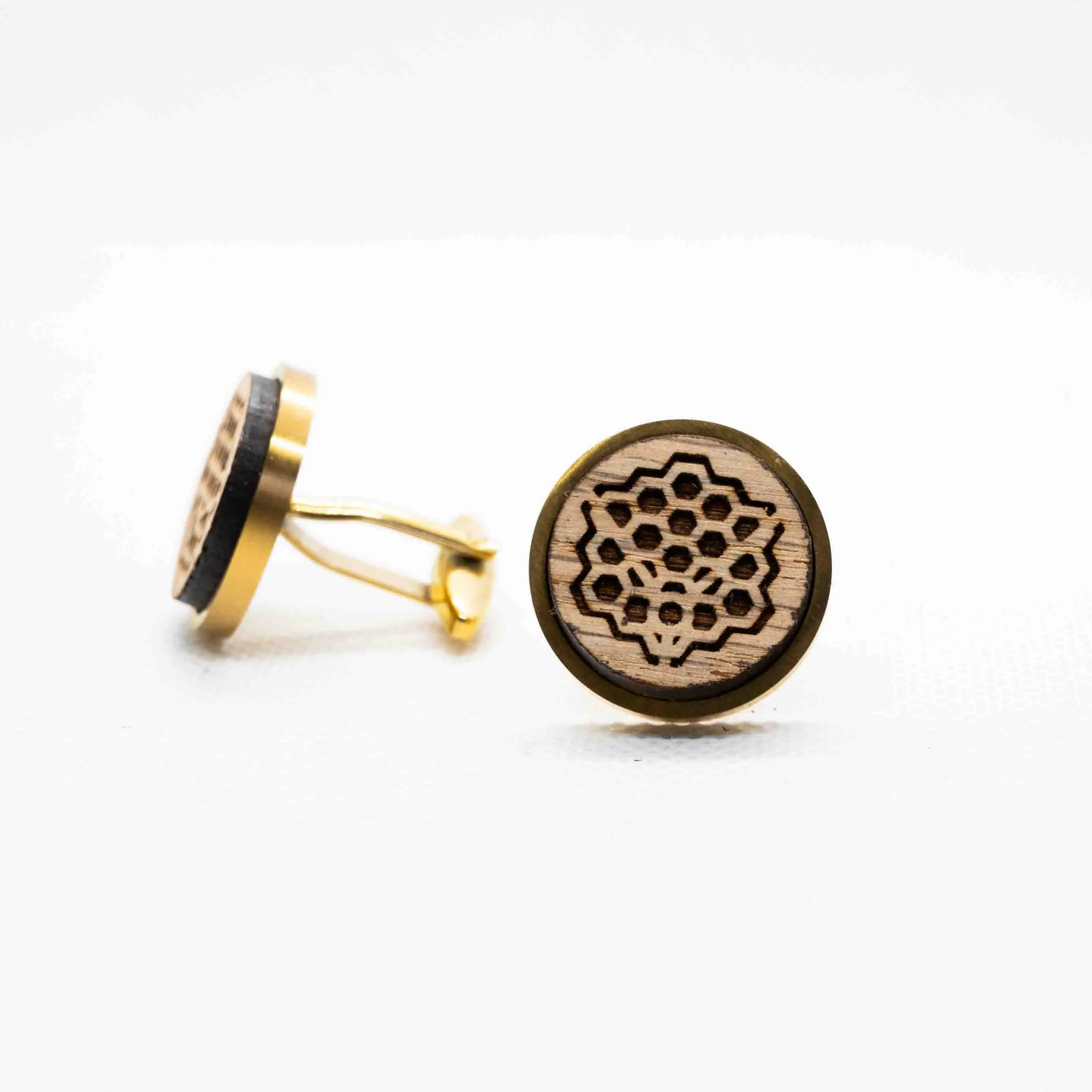 James Webb Space Telescope Wooden Cufflinks