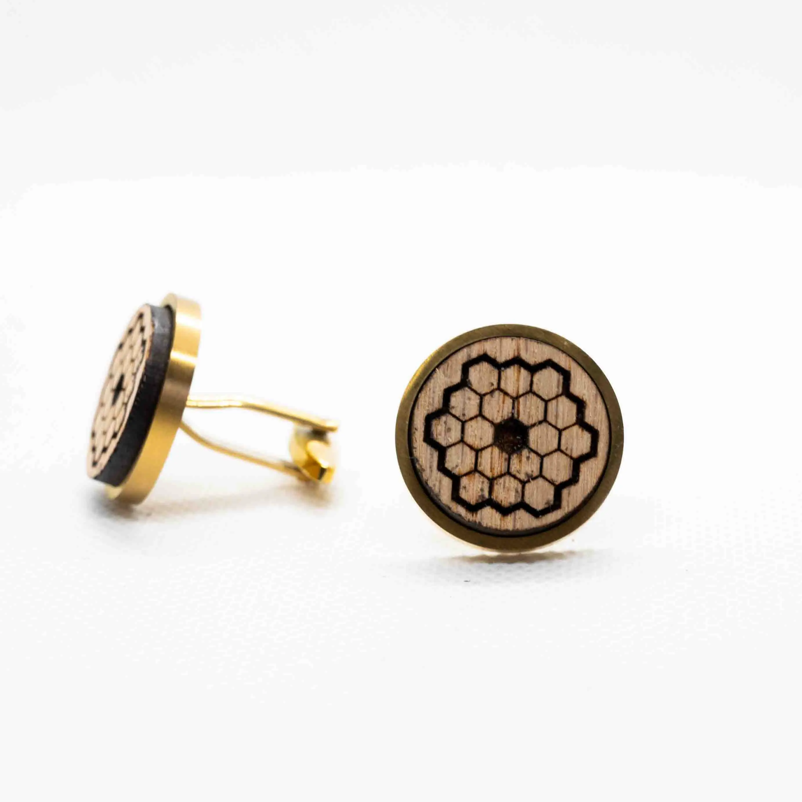 James Webb Space Telescope II Wooden Cufflinks