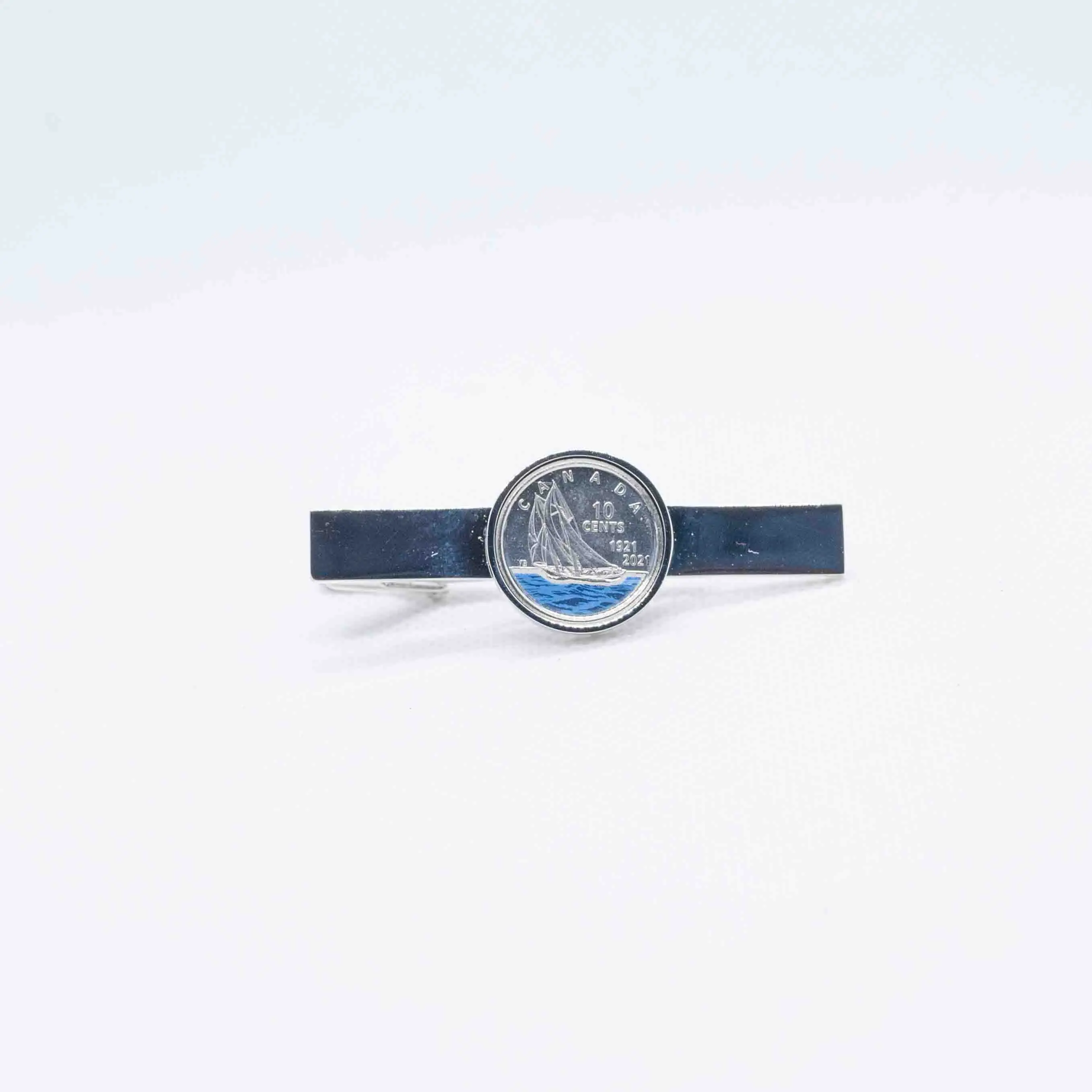 Canada 10 Bluenose Cent Tie Clips