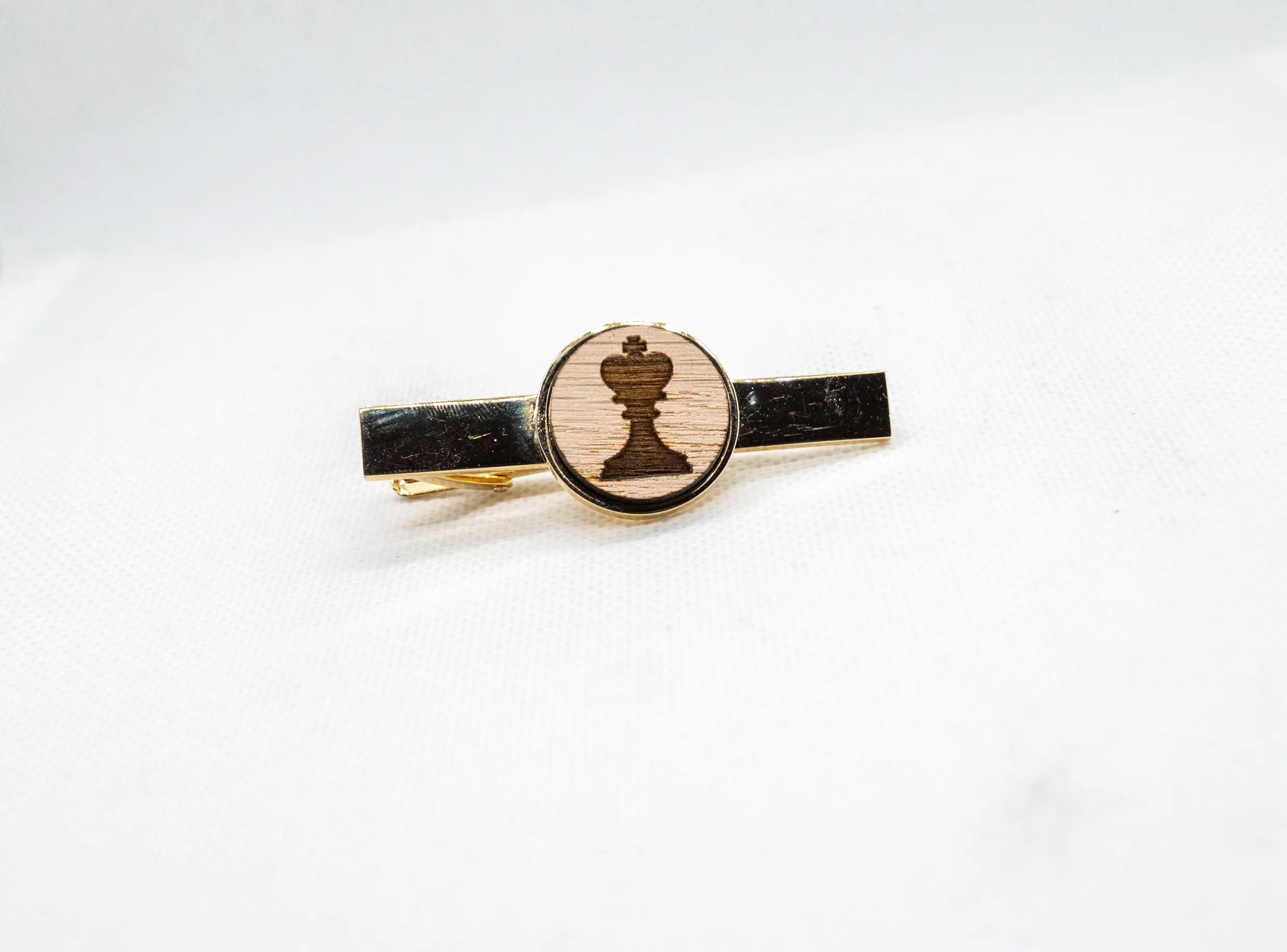Chess King Tie Clips