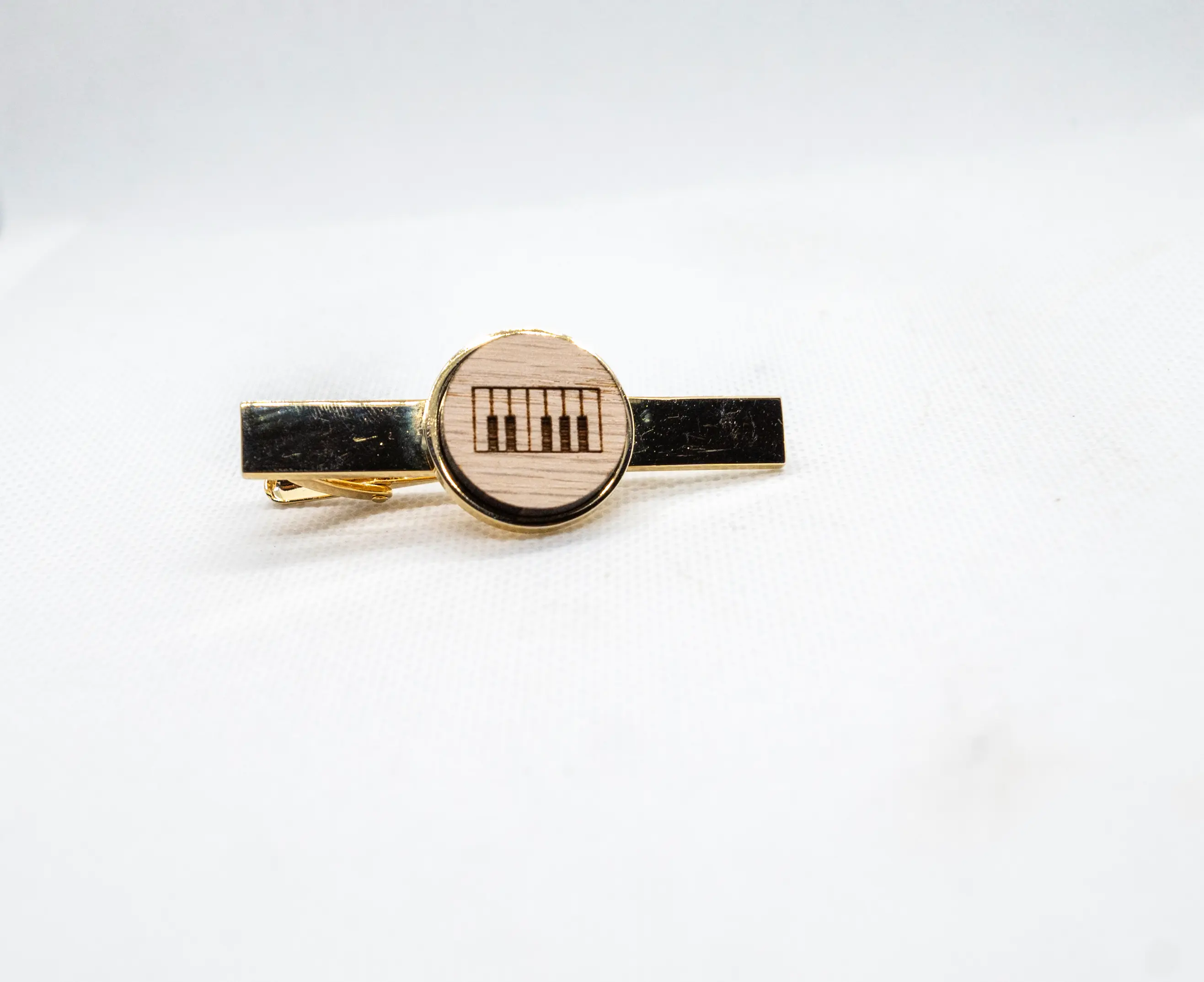 Piano Wooden Tie Clips