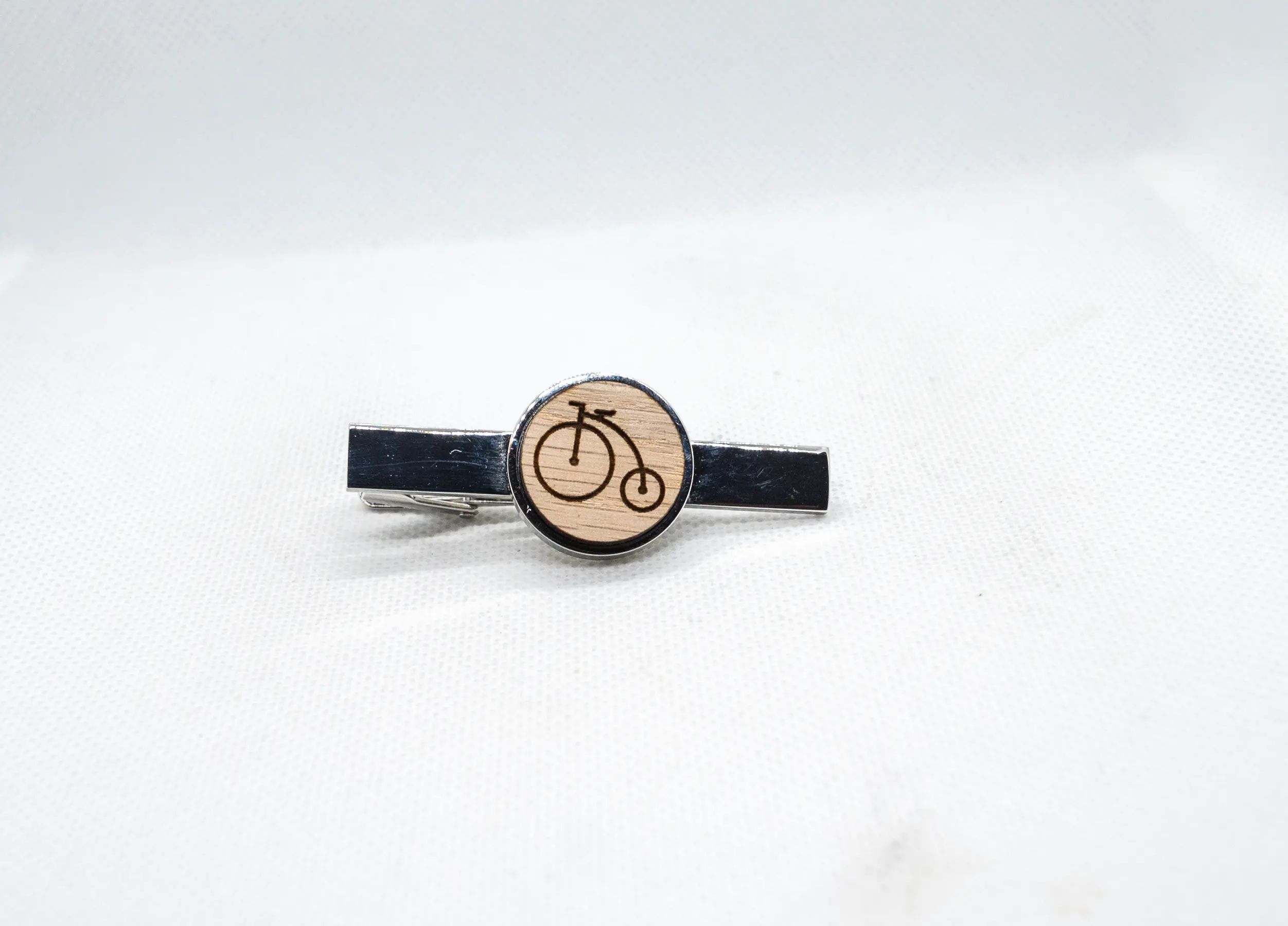 Penny-farthing Tie Clips