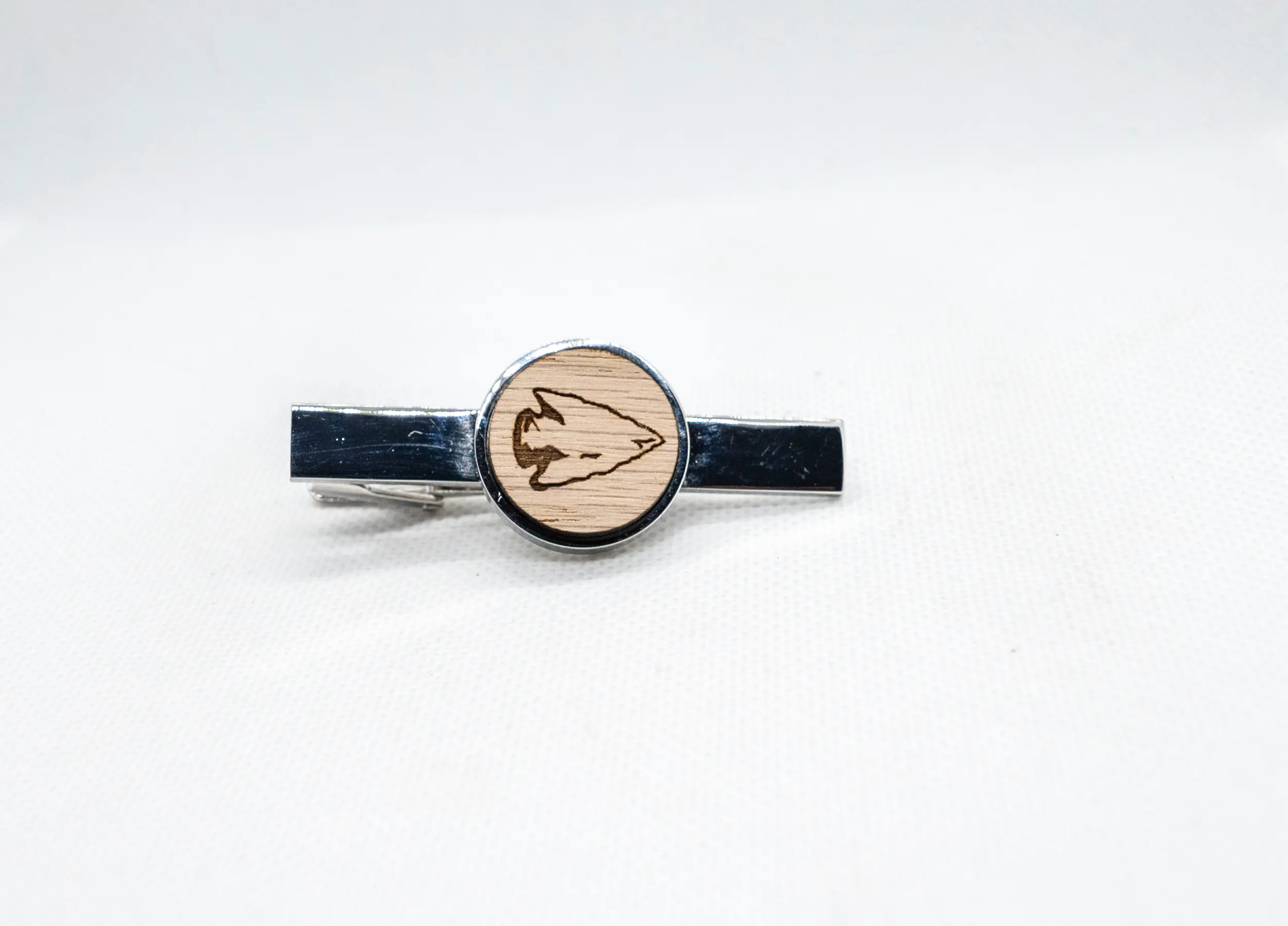 Stone Arrow Head Tie Clips