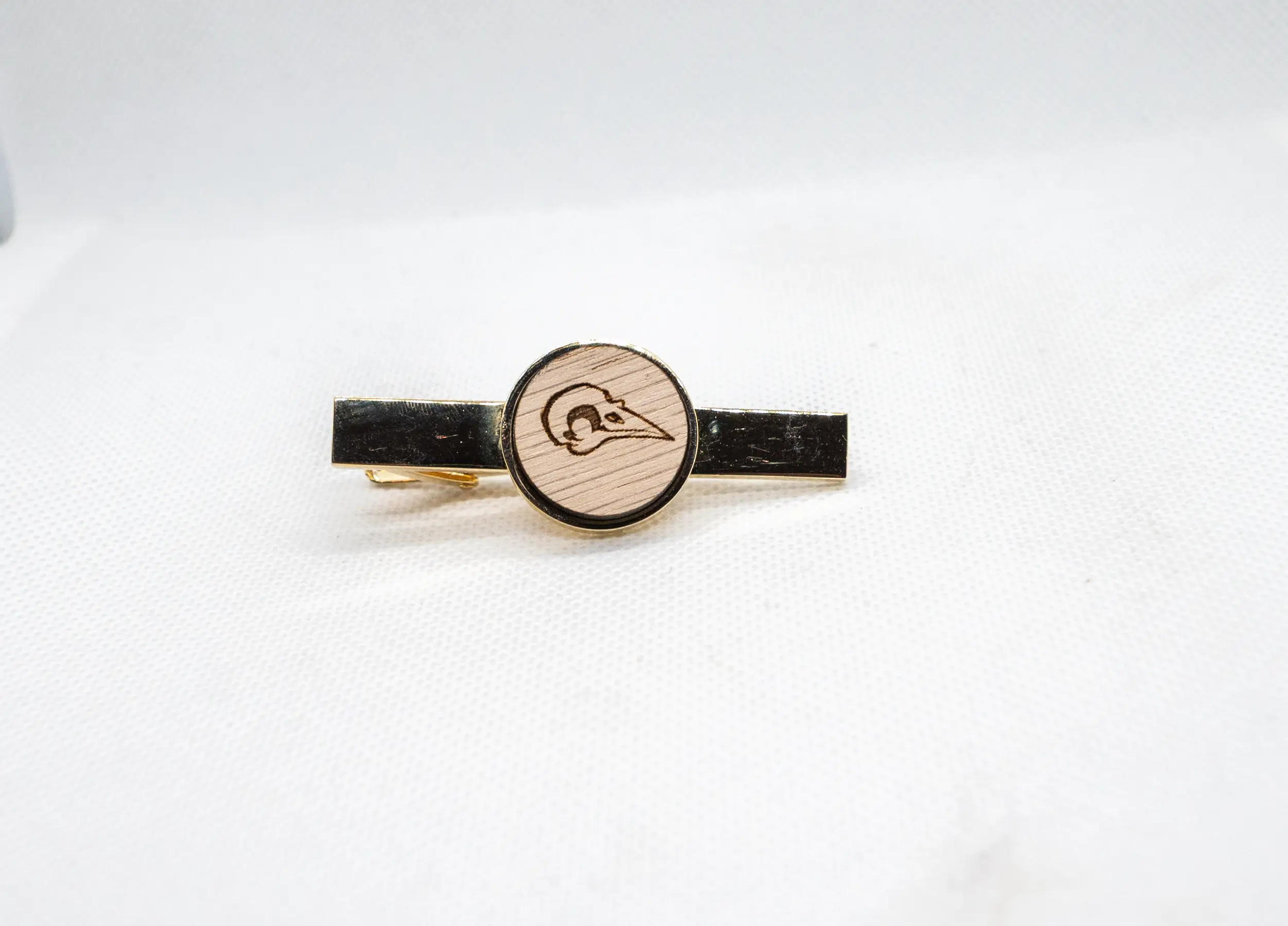 Bird Skull Tie Clips