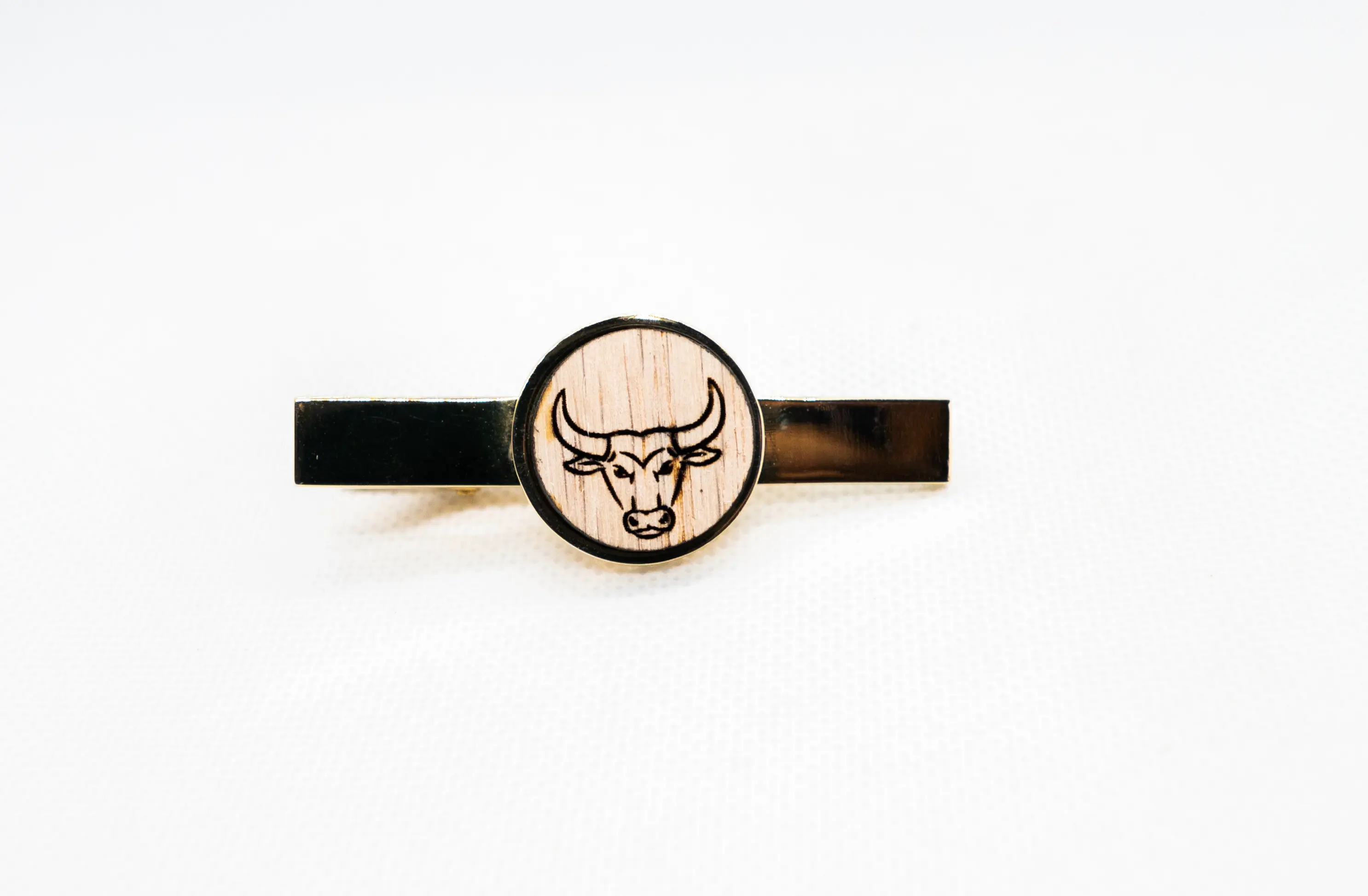 Bull Head Tie Clips