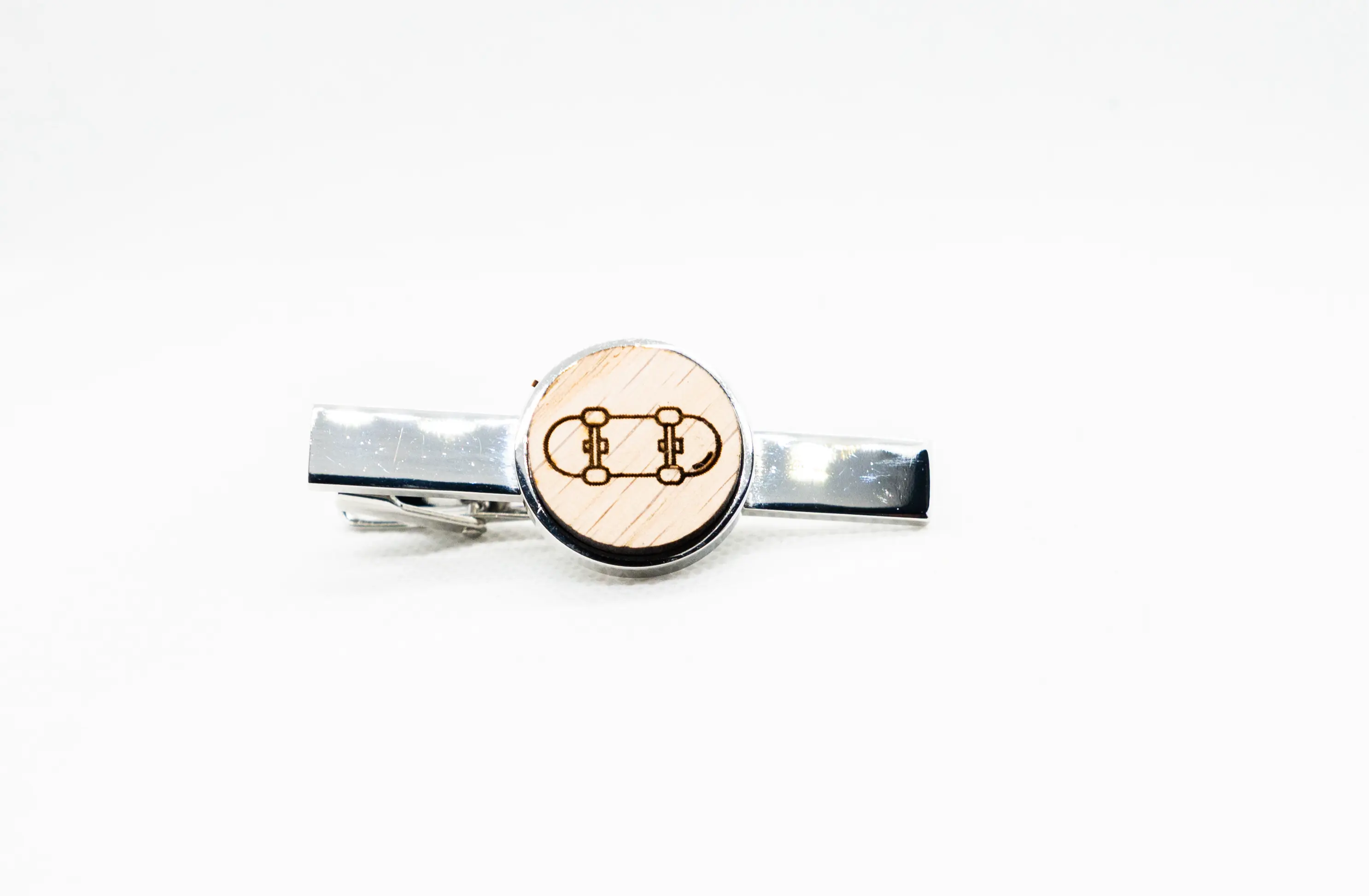 Skateboard Tie Clips