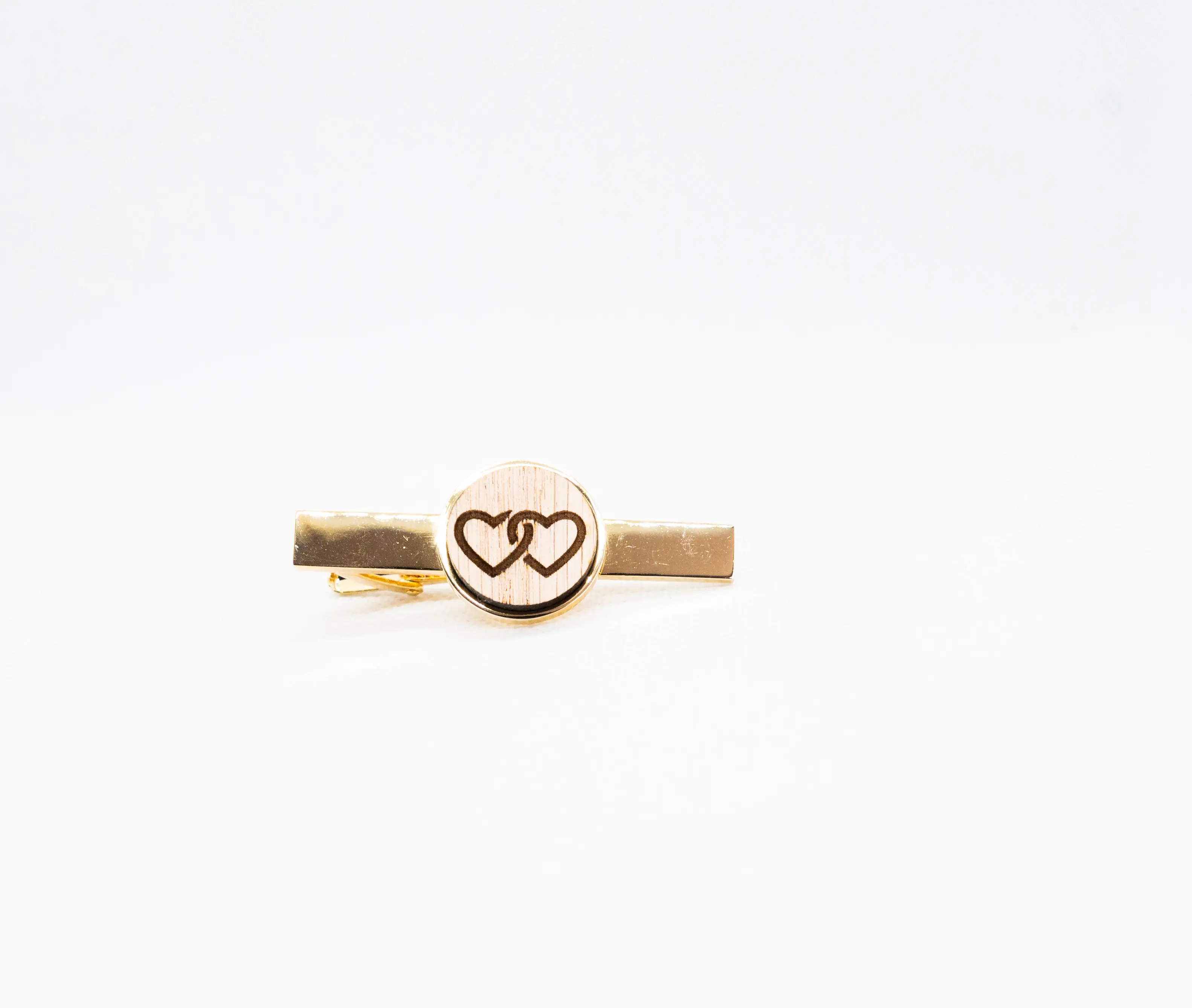 Two Hearts Intertwined Tie Clips