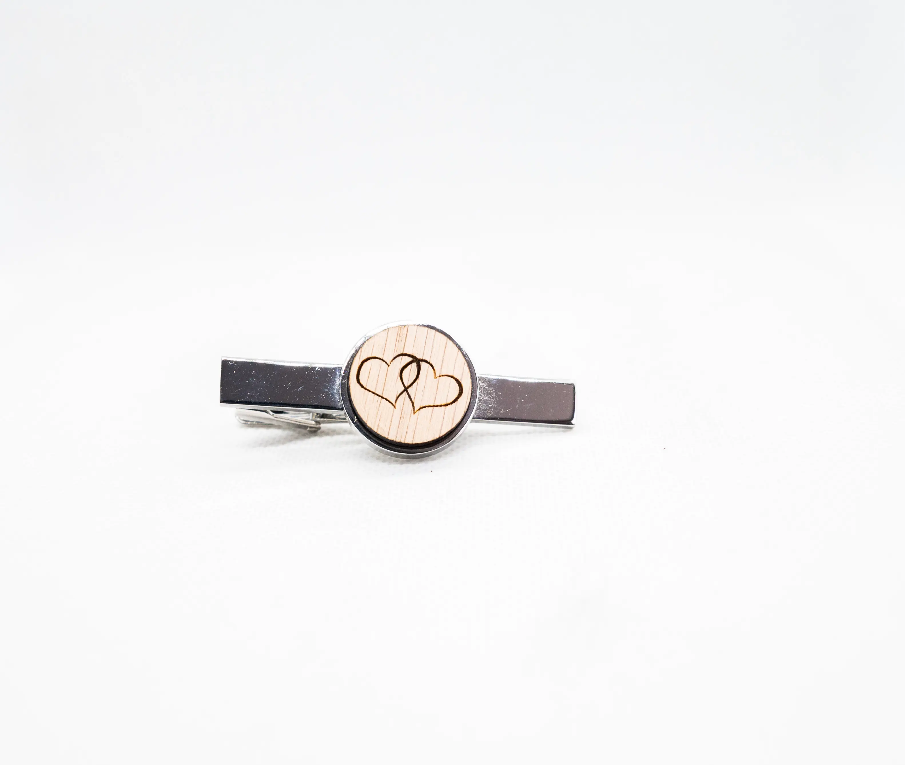 Two Hearts Intertwined II Tie Clips