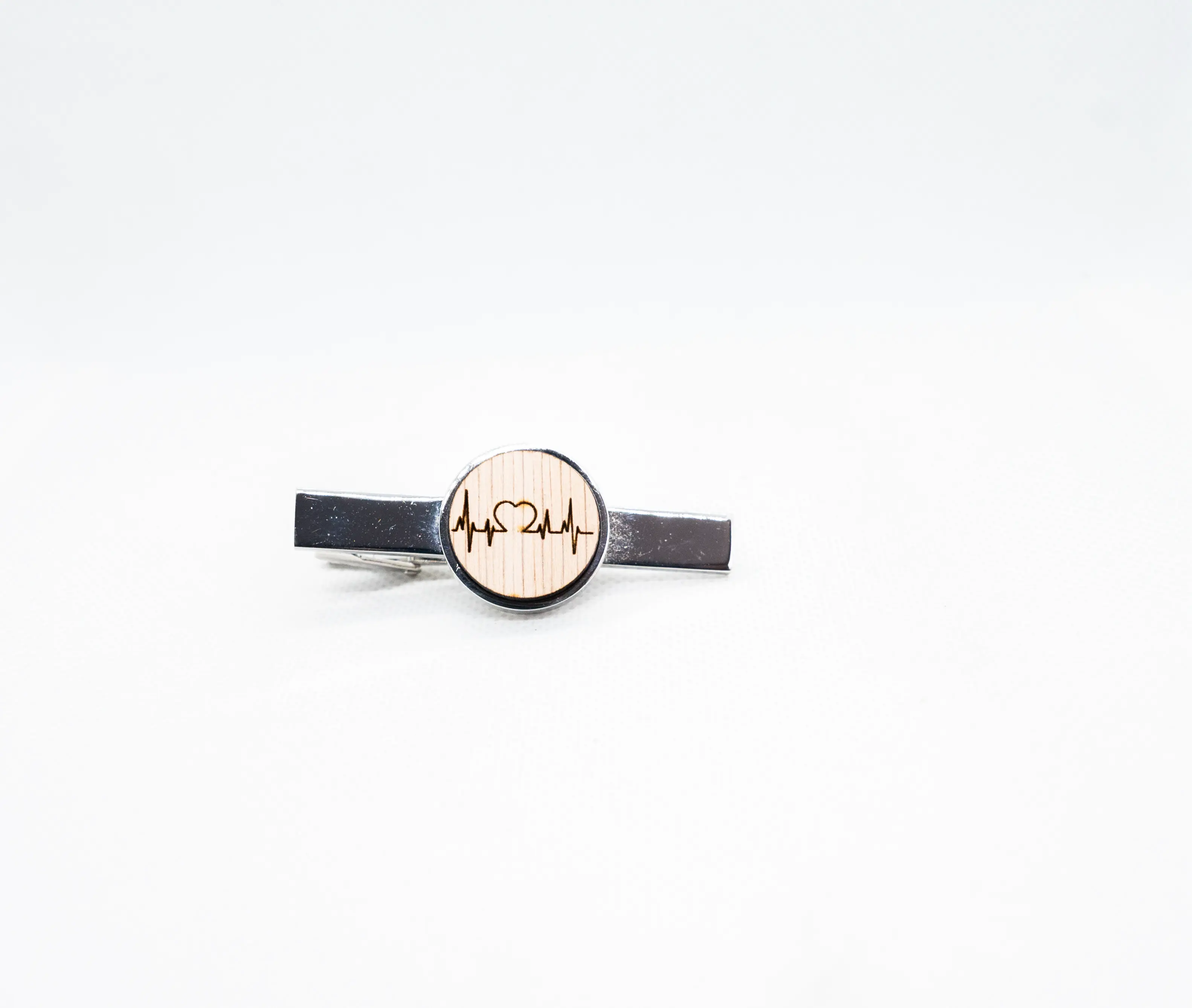 Love Heart Signal Tie Clips