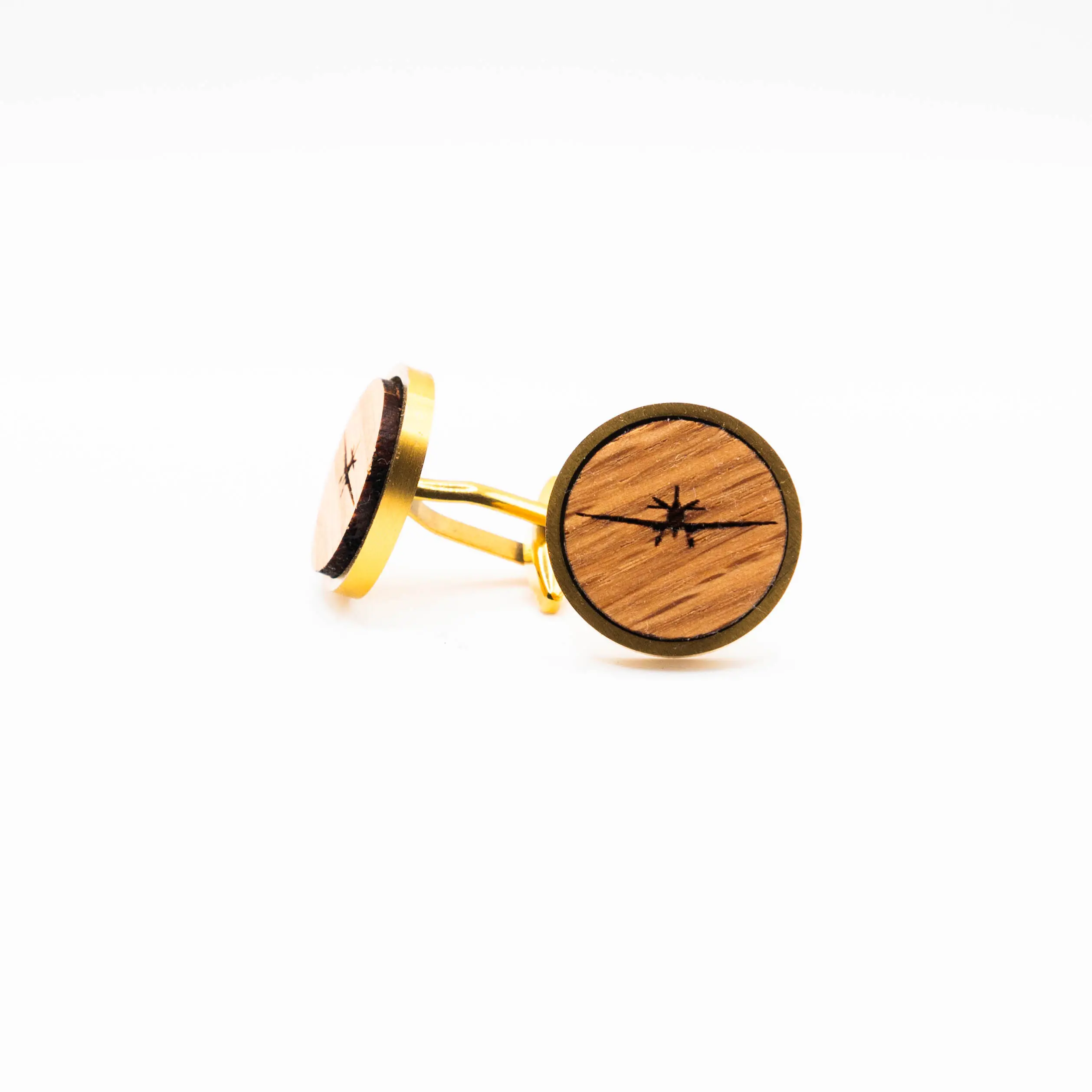Airplane Wooden Cufflinks