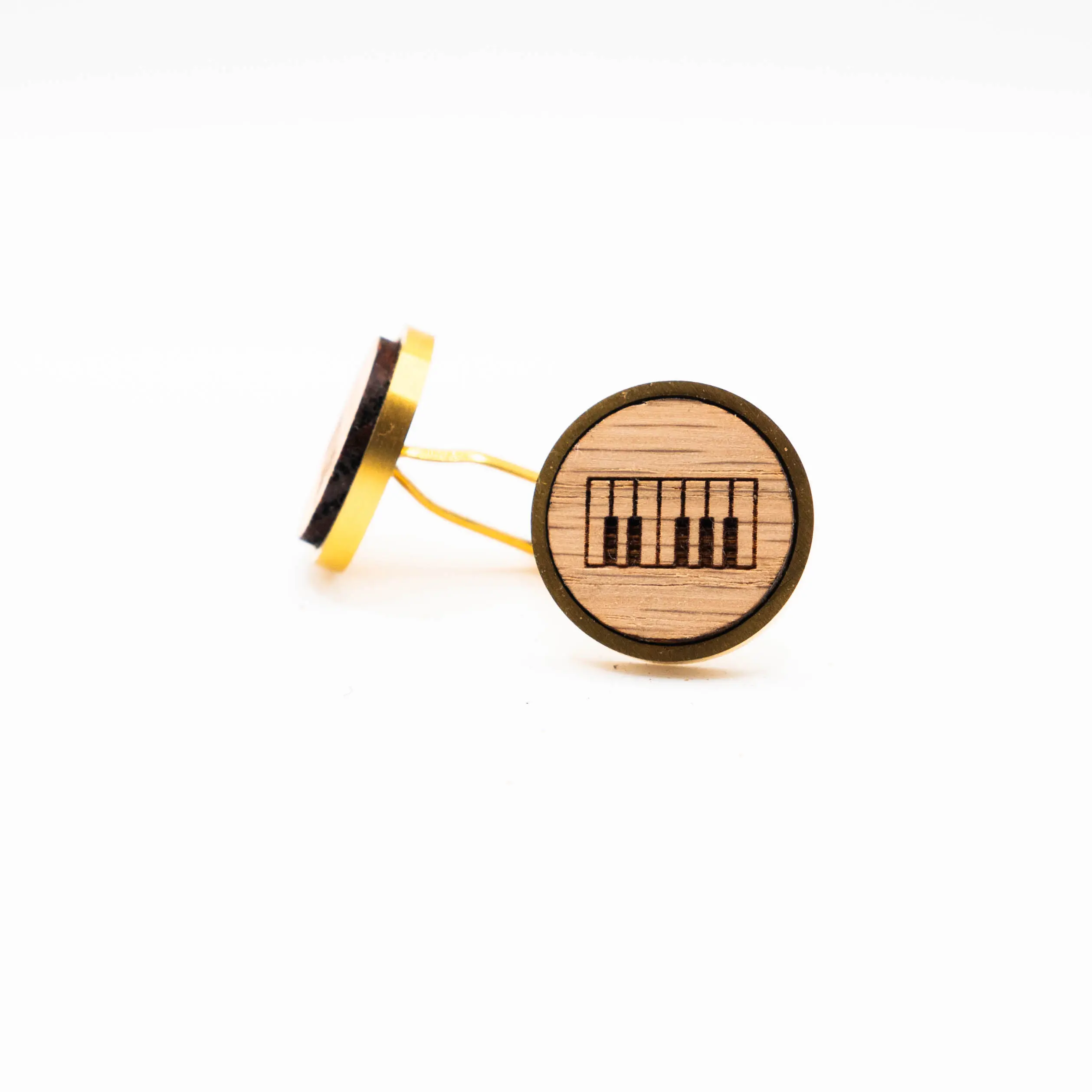 Piano Wooden Cufflinks