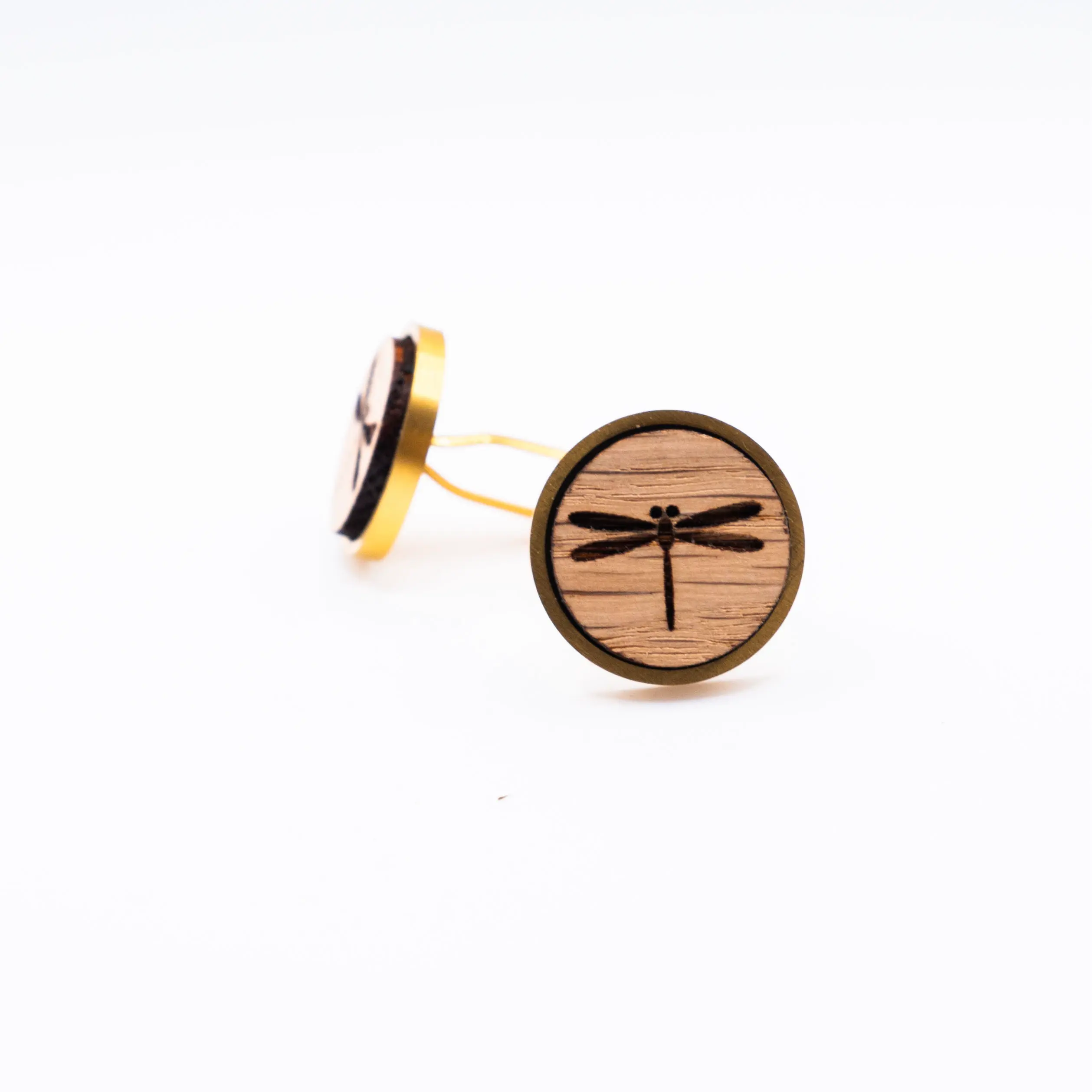 DragonFly Wooden Cufflinks