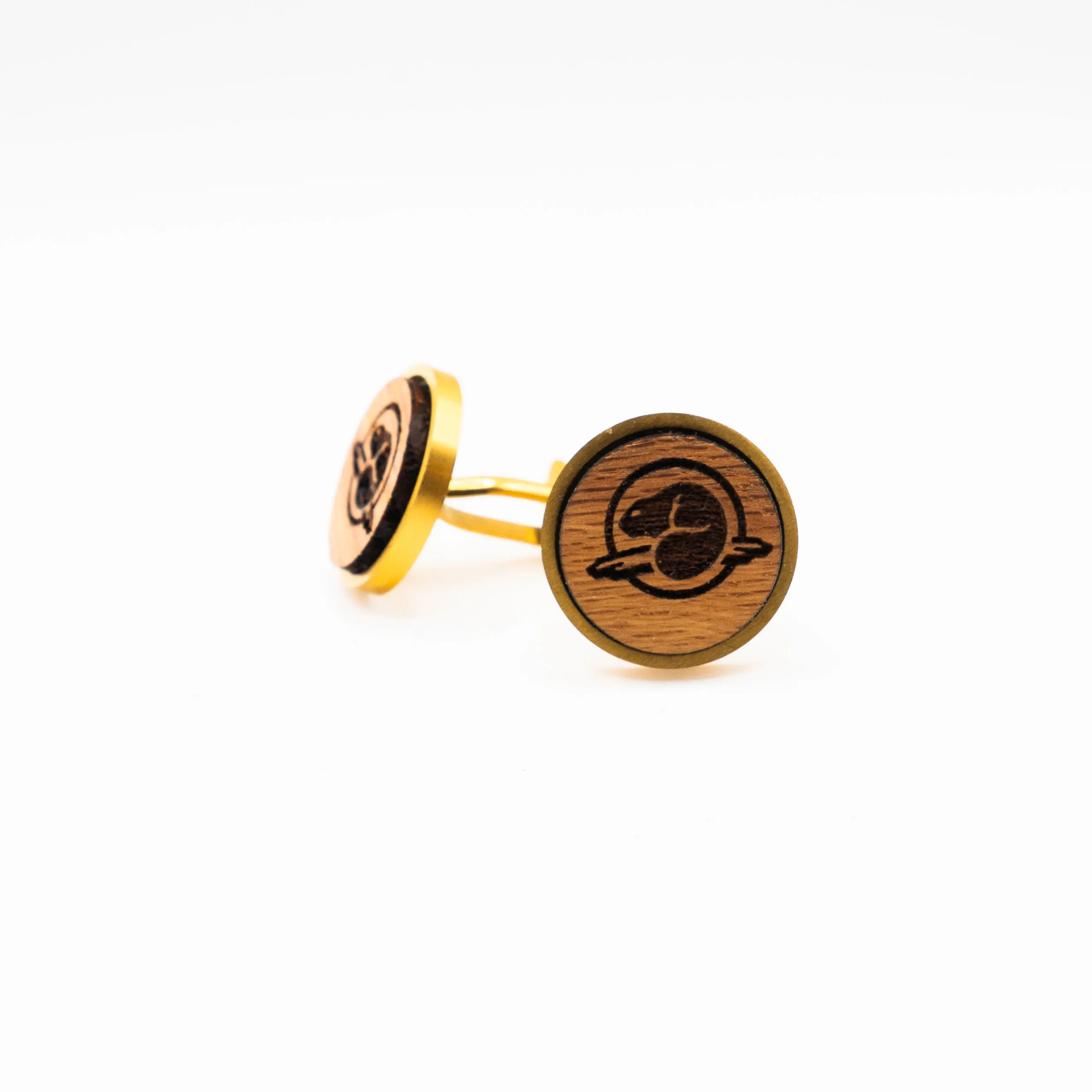 Parks Canada Wooden Cufflinks