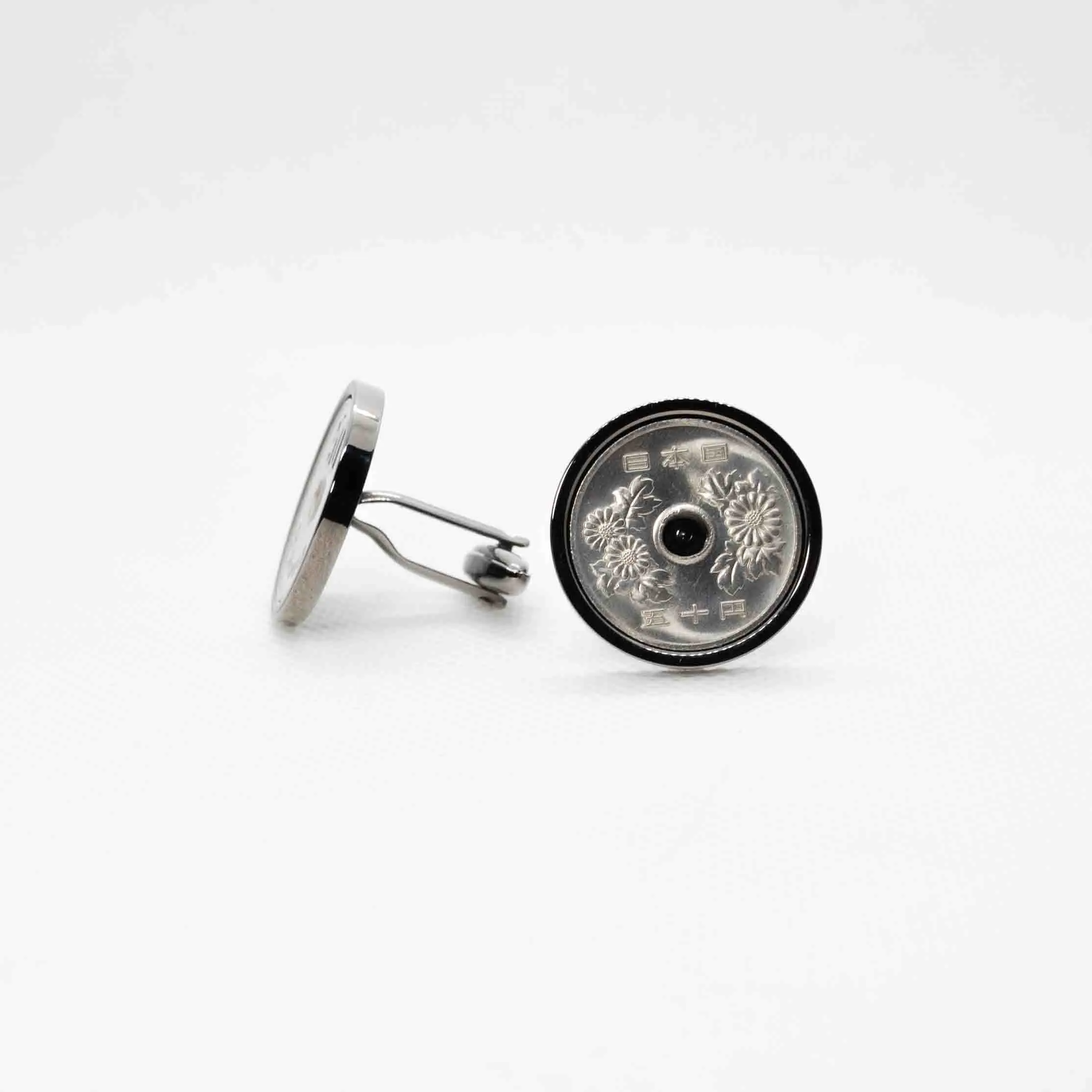 Japan 50 Yen Coin Cufflink