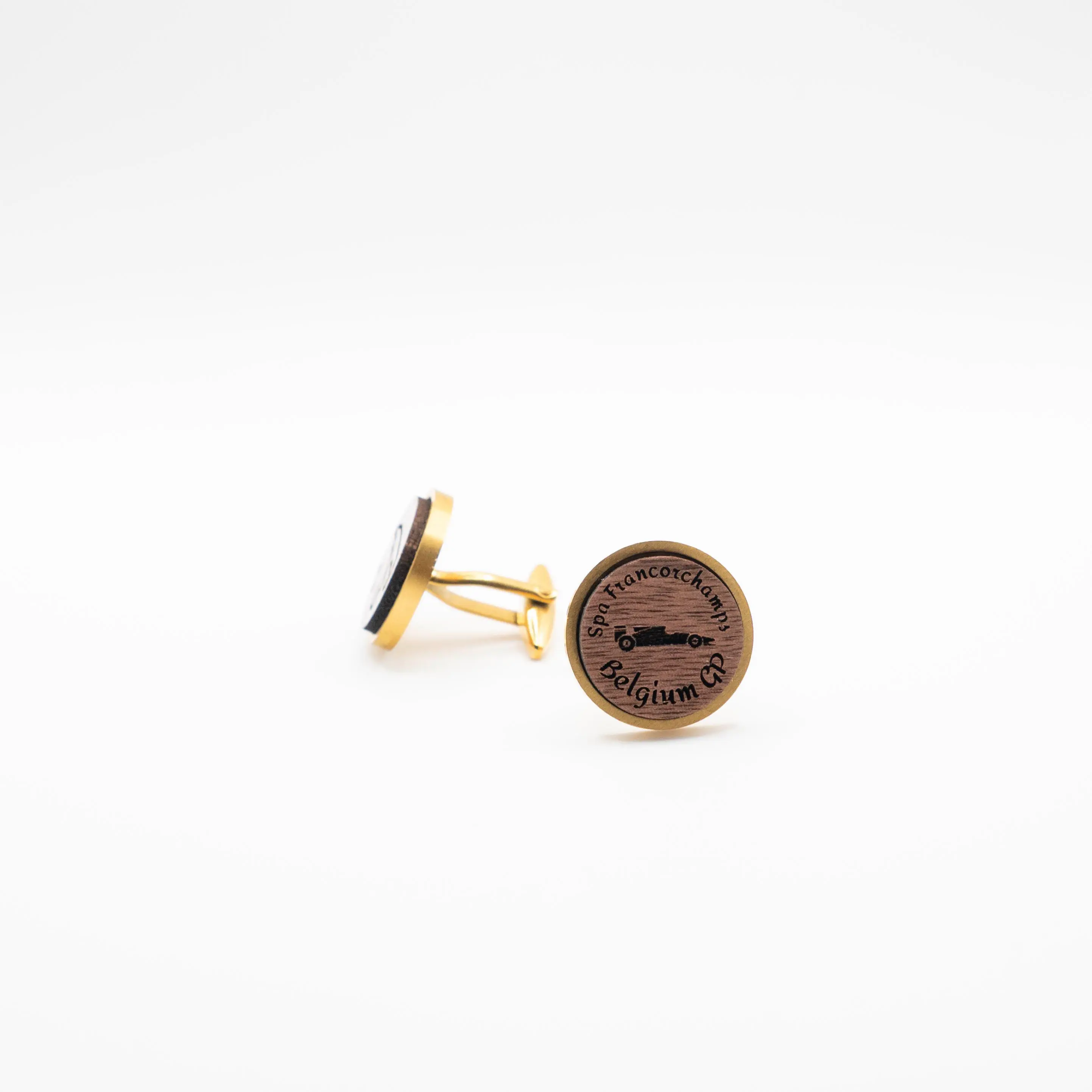 Belgian F1 Grand Prix Wooden Cufflinks