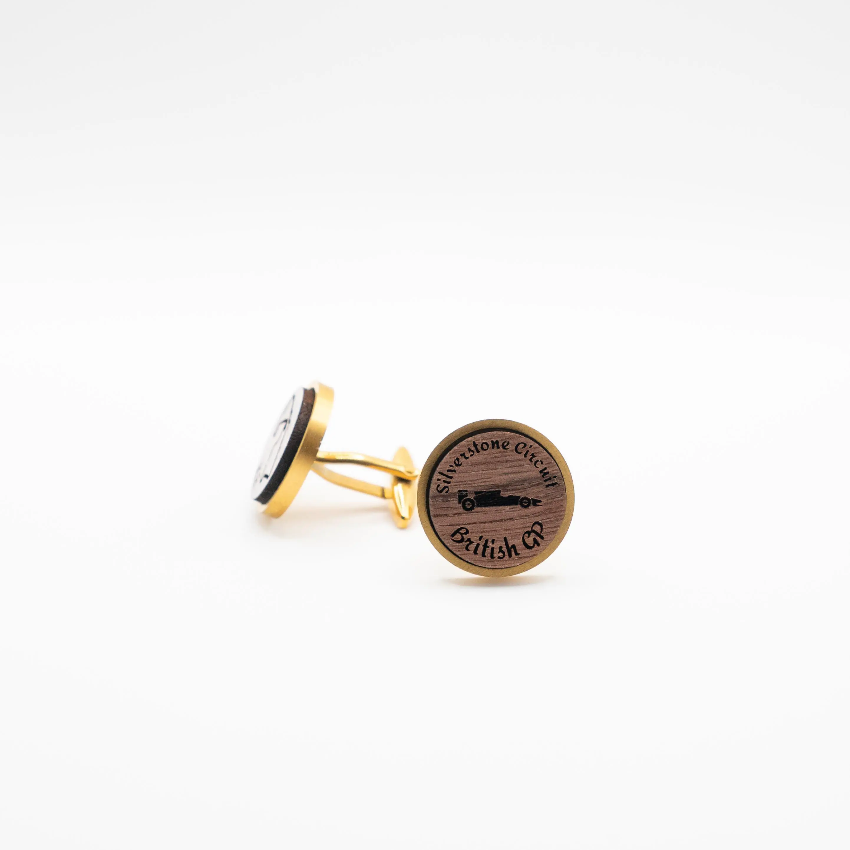 British F1 Grand Prix Wooden Cufflinks