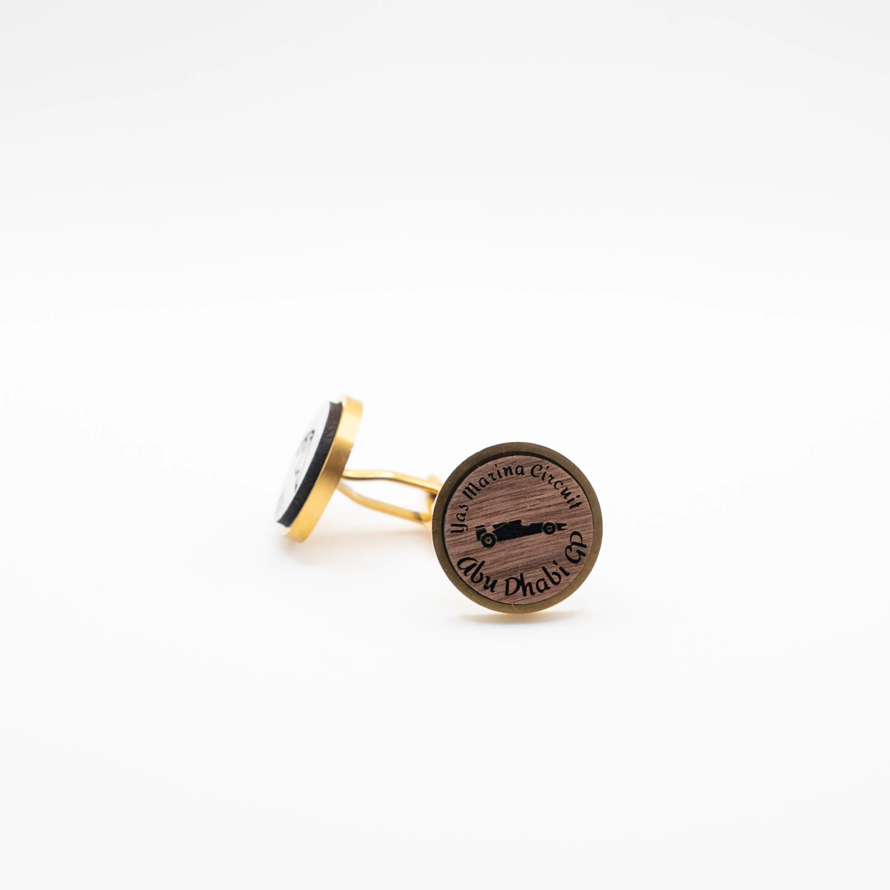 Abu Dhabi F1 Grand Prix Wooden Cufflinks