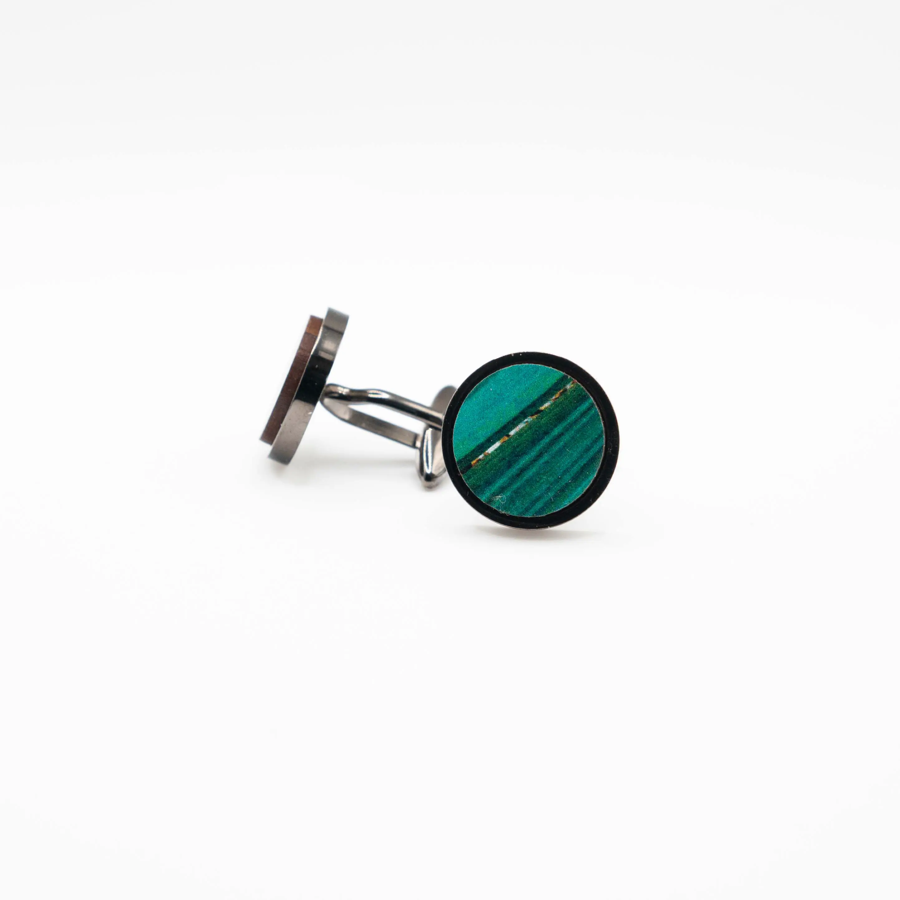 Jade Swirl colours Cufflinks