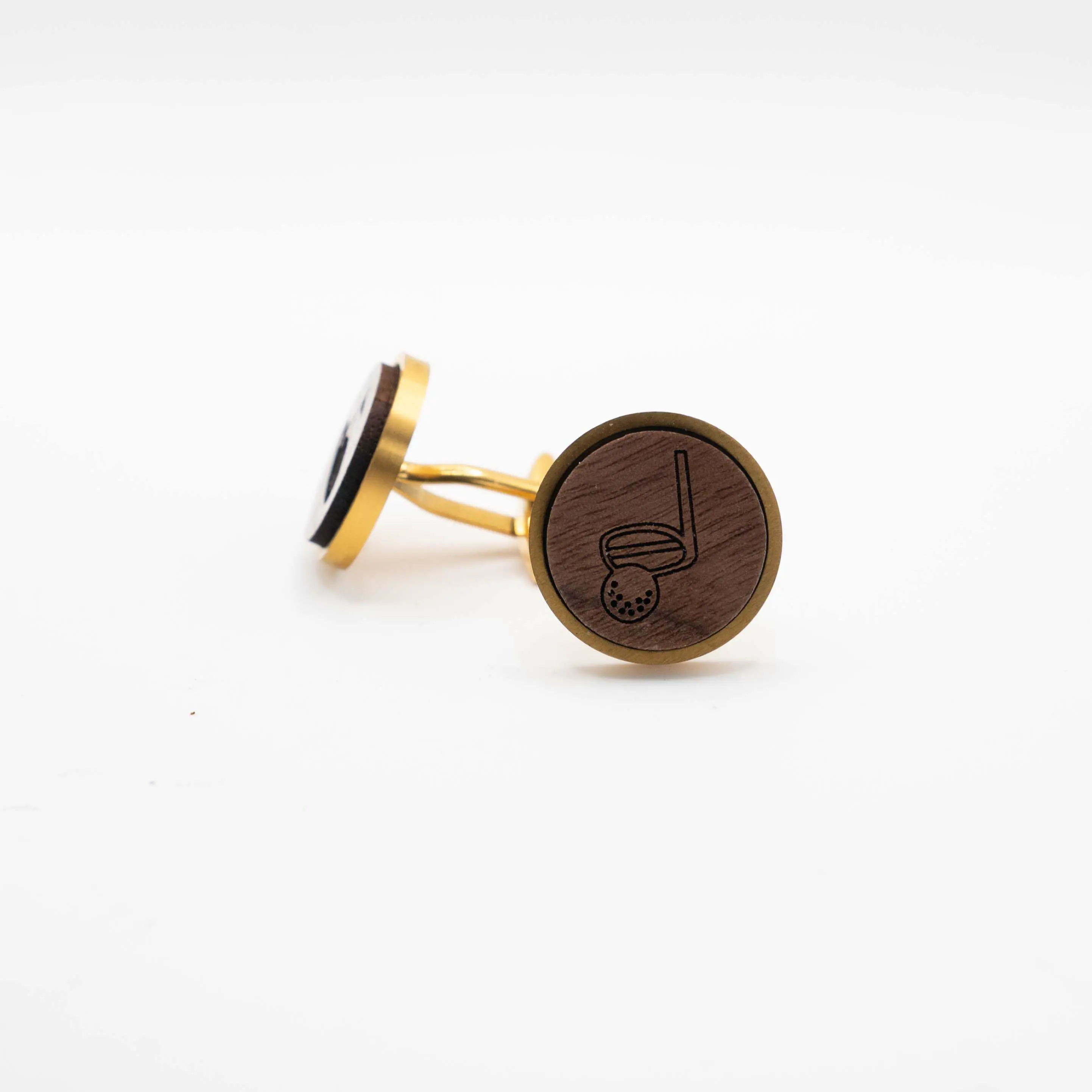 Golf Wooden Cufflinks