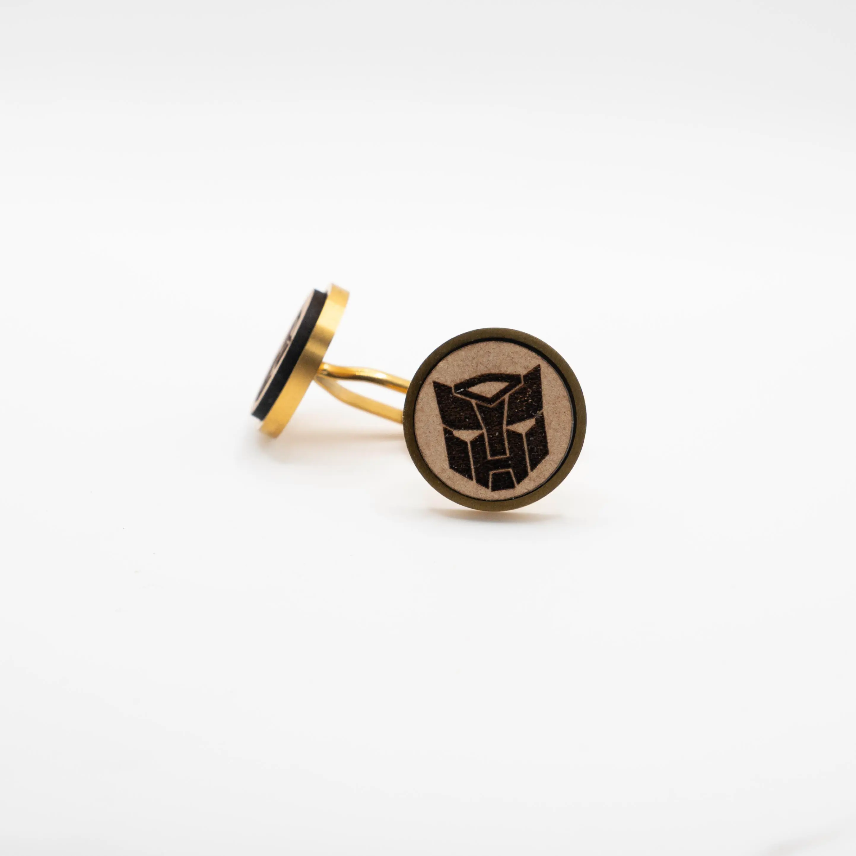 Autobot  Wooden Cufflinks