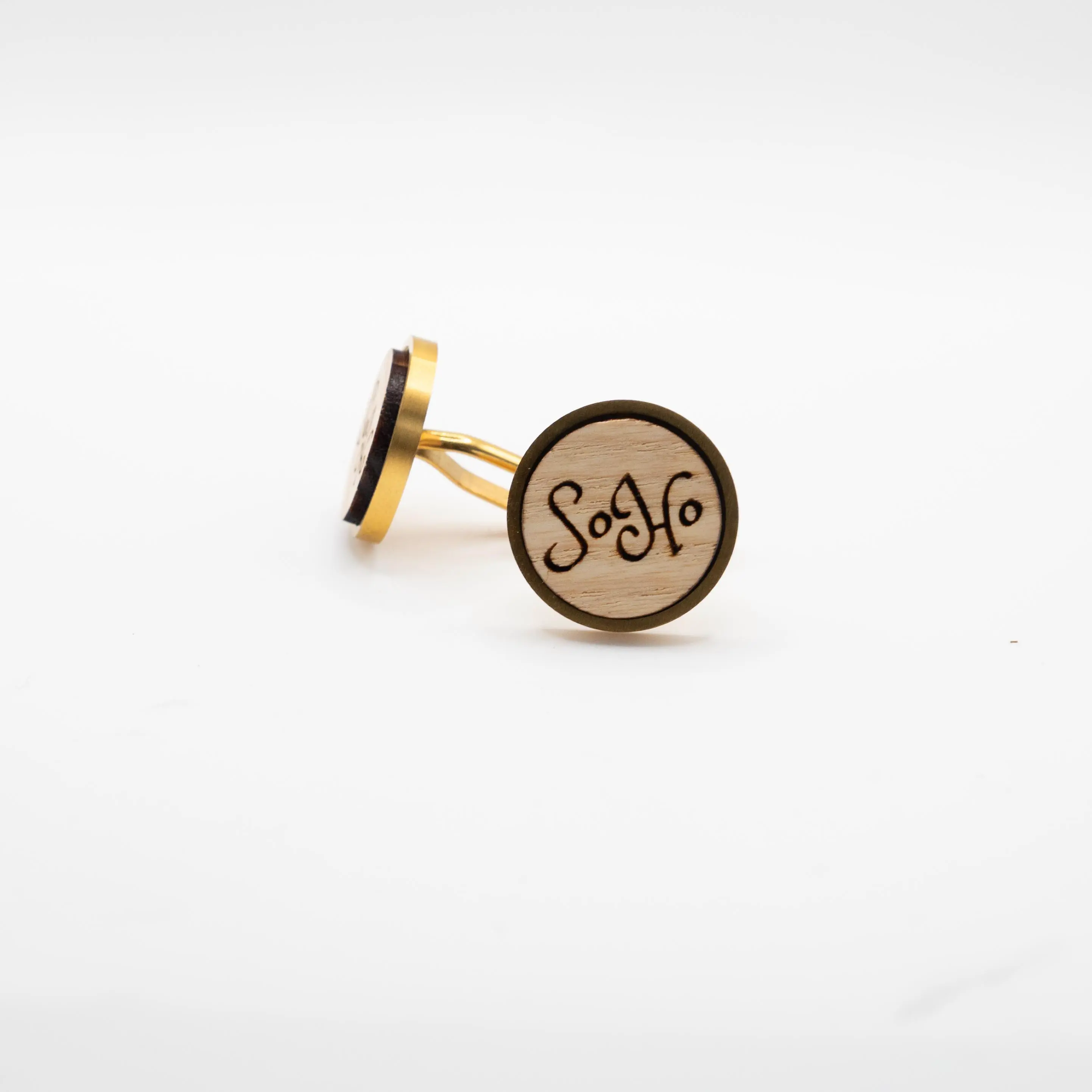 SoHo NYC  Wooden Cufflinks