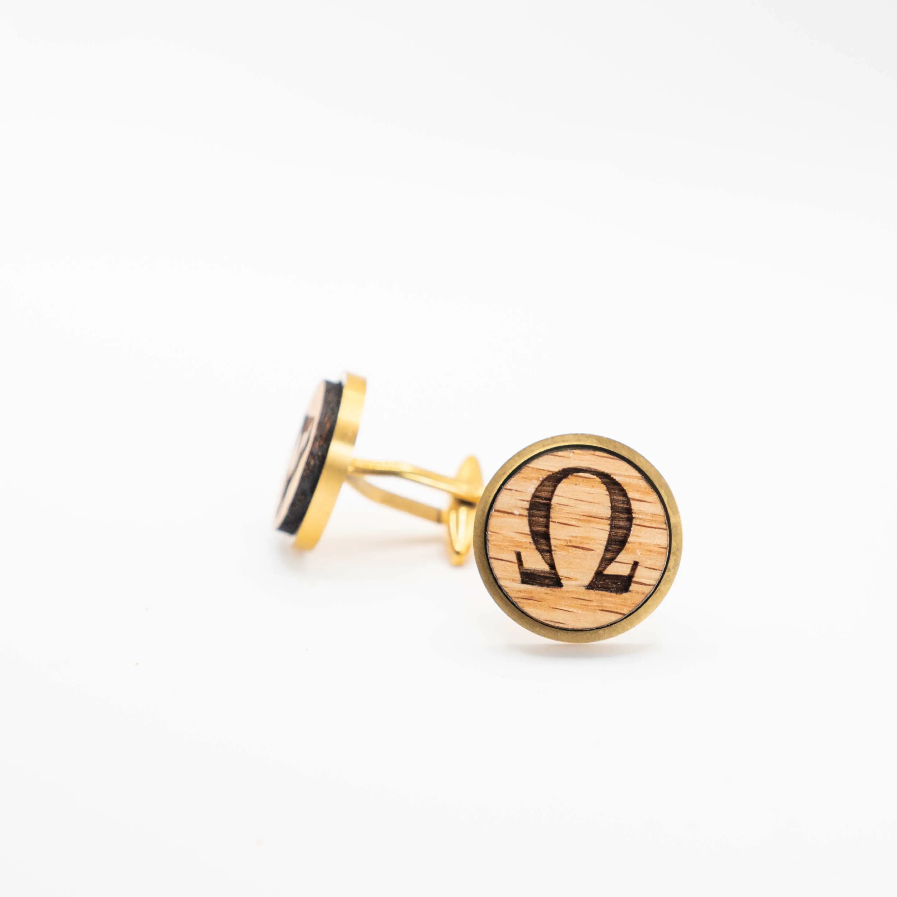 Alpha & Omega Greek Letter Cufflinks