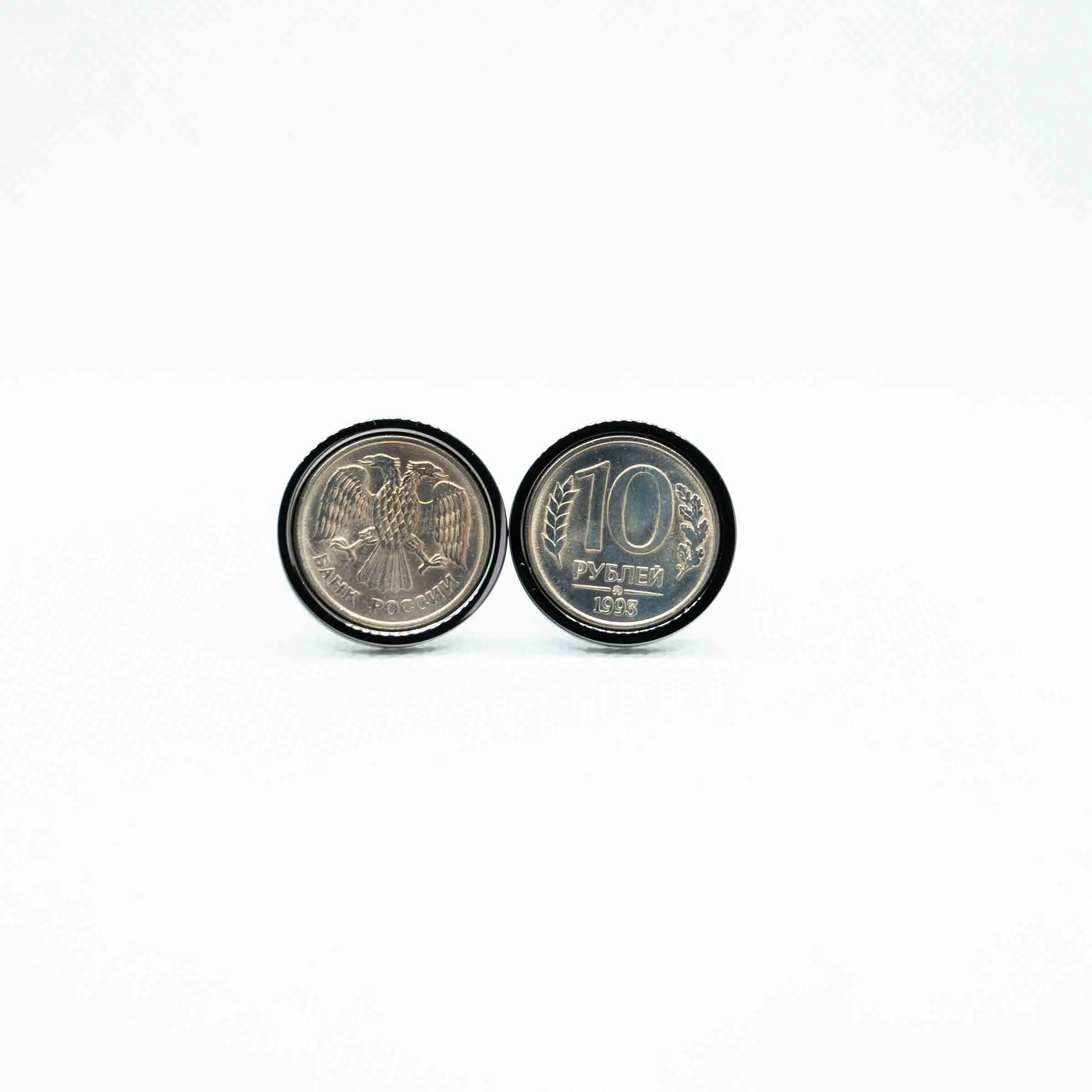 Russia 10 Rubles Coin Cufflinks