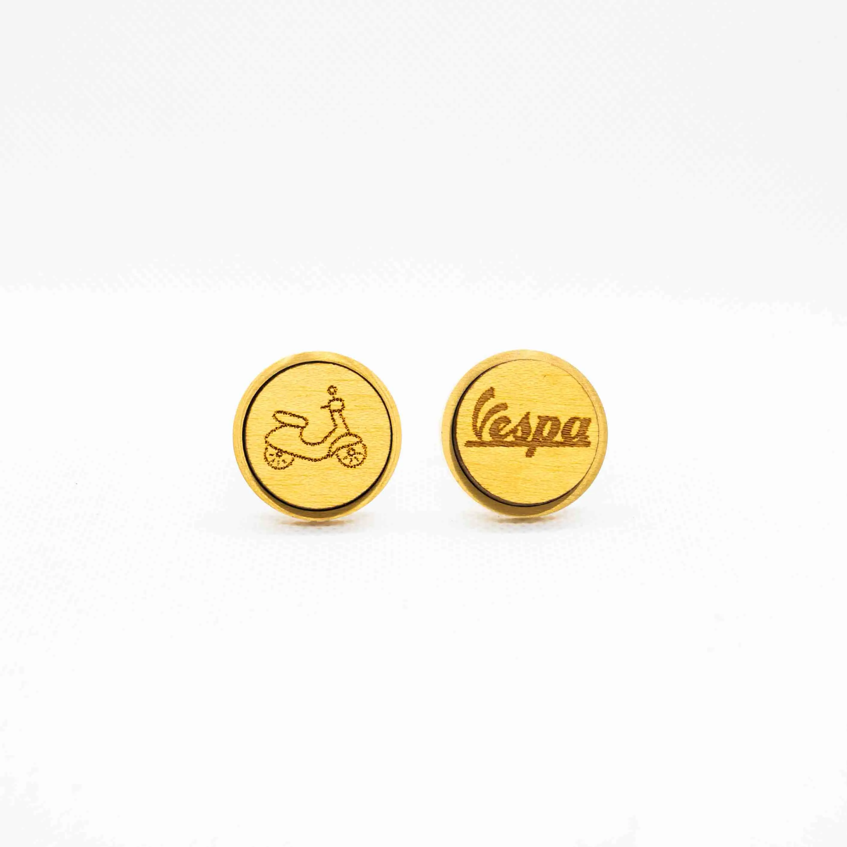 Vespa Wooden Cufflinks -
