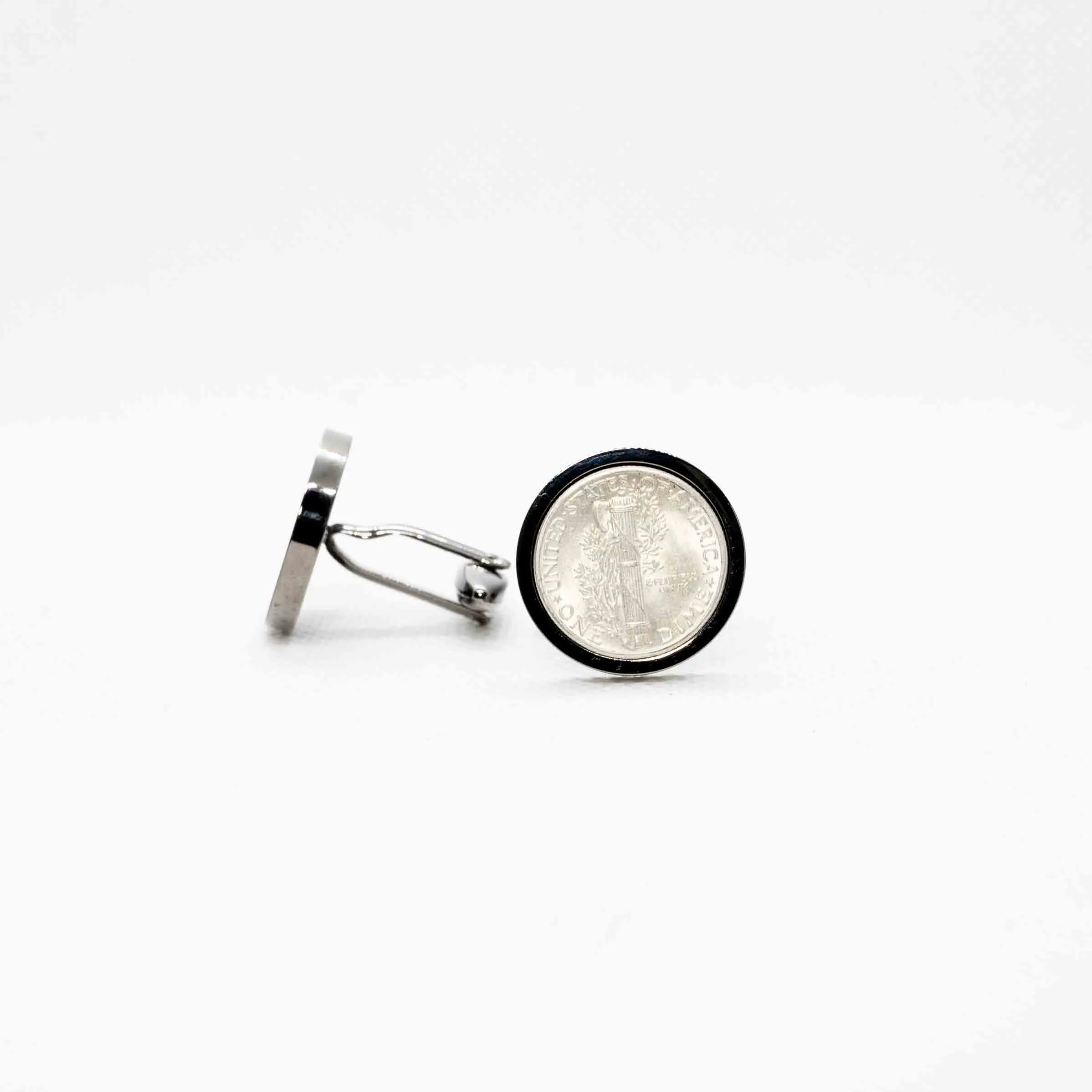 America Mercury 10 Cent Cufflinks