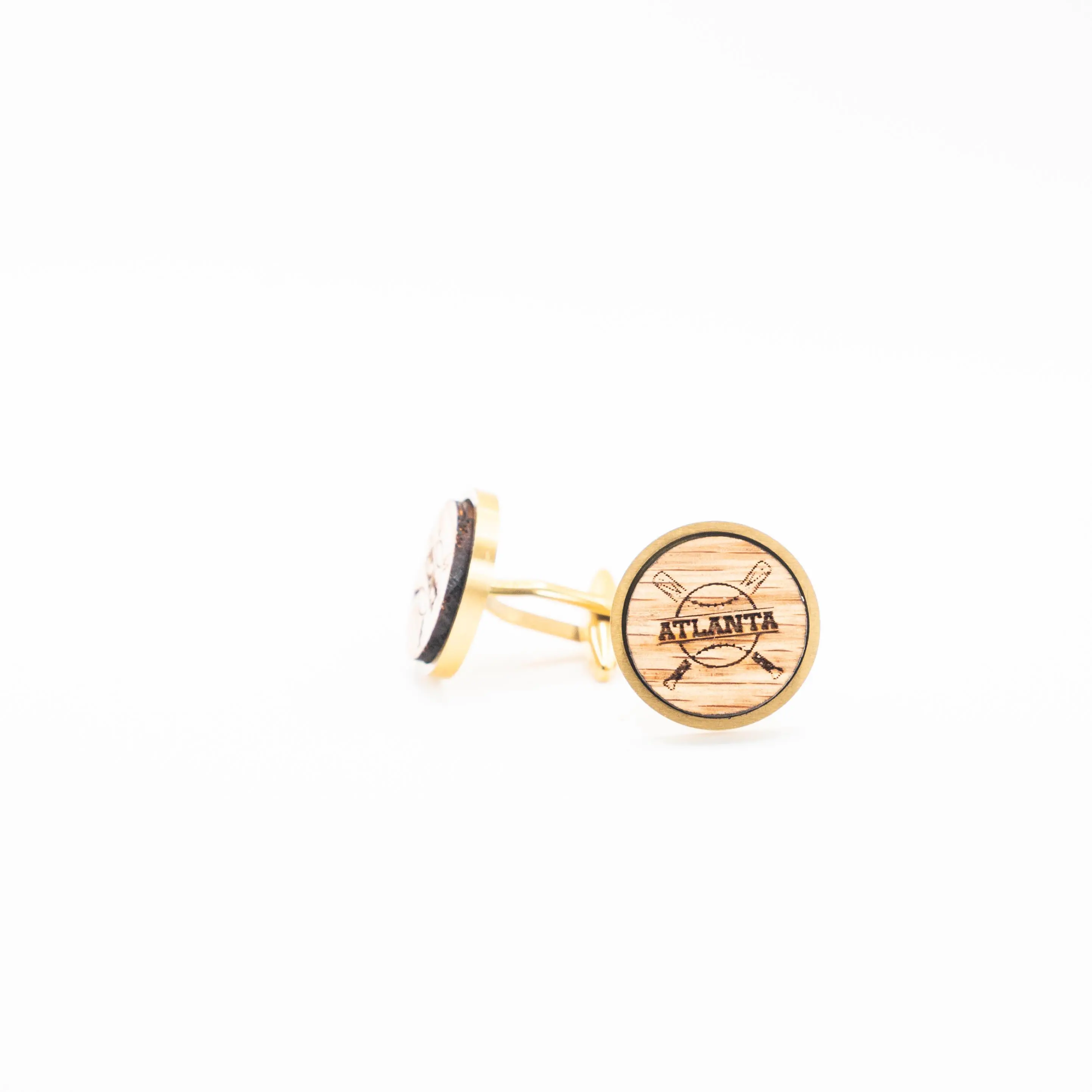 Atlanta Baseball Cufflink