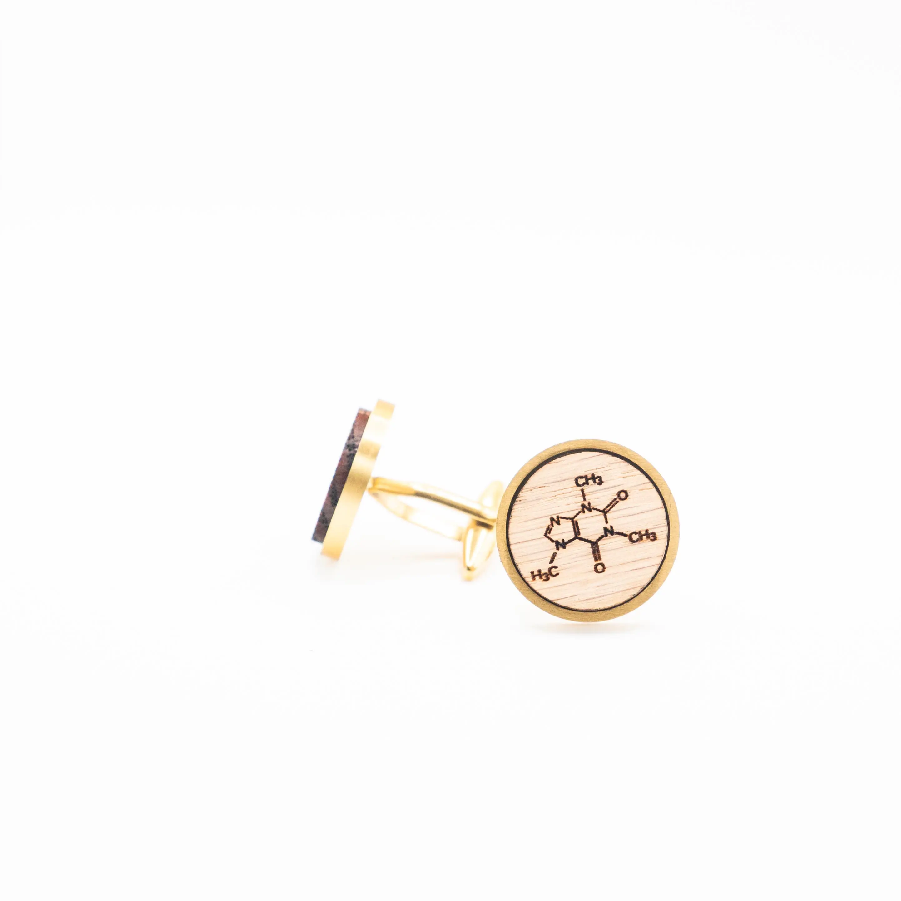 caffeine molecule structure Cufflinks