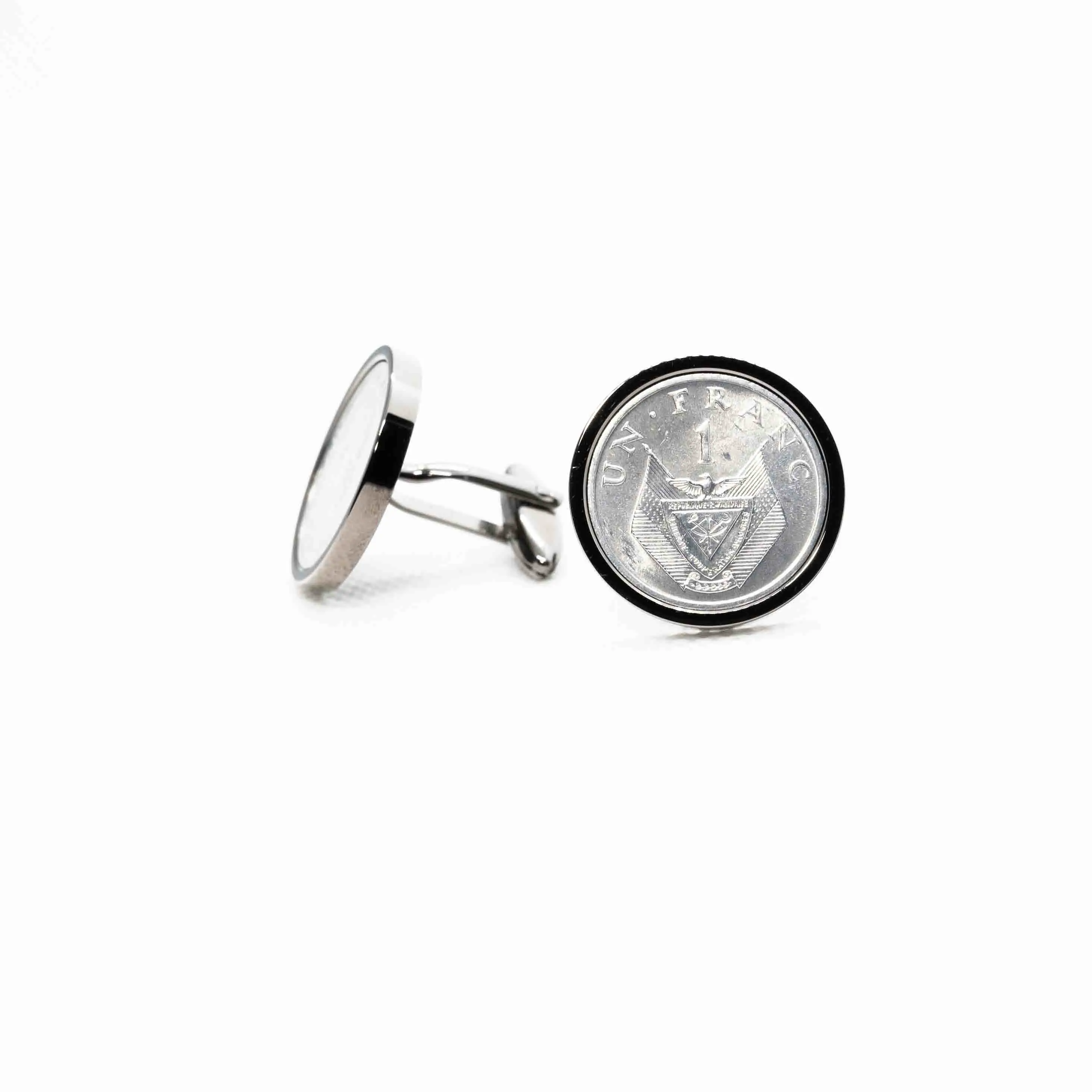 Uganda 1 Franc Cufflinks