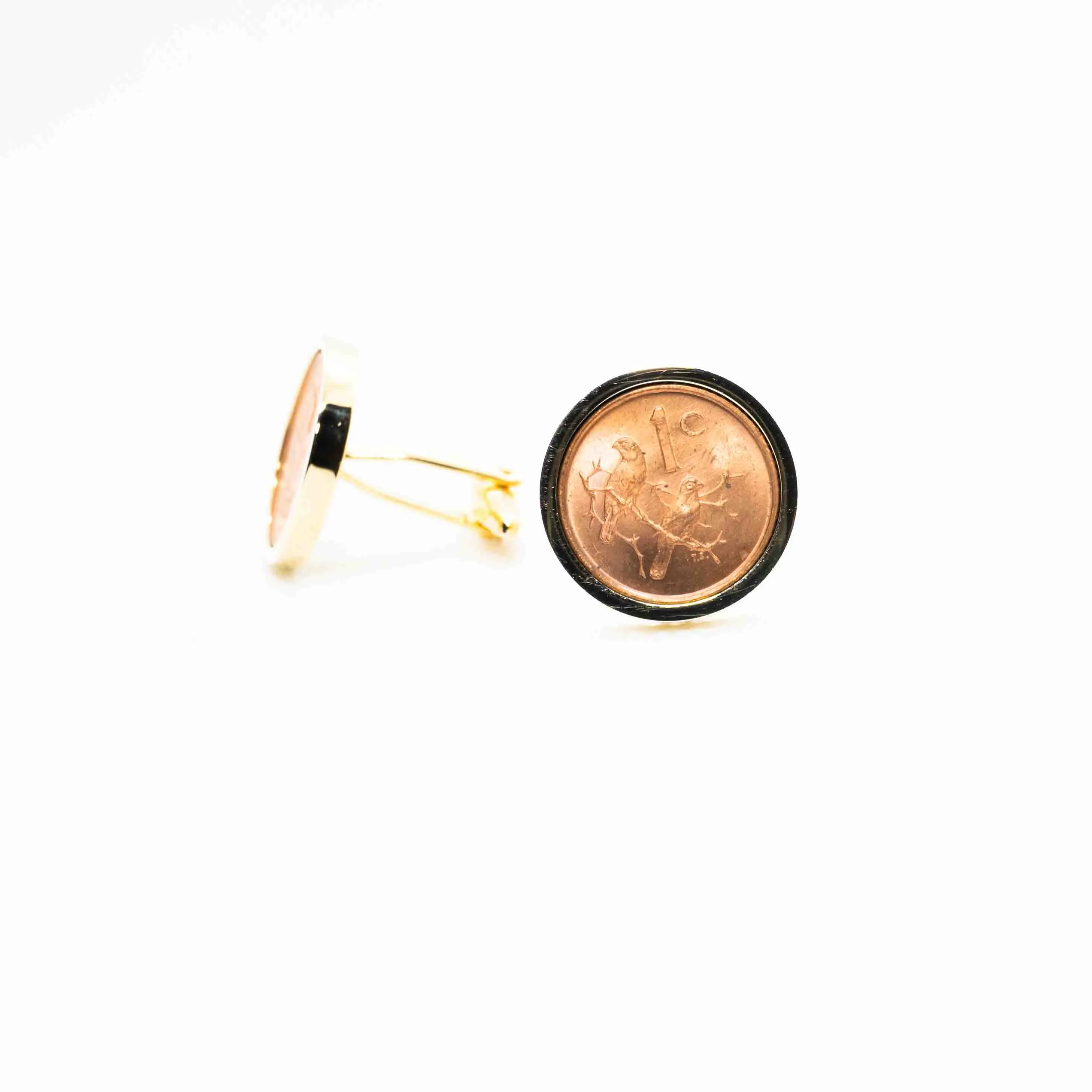 South Africa 1 Cent Cufflinks