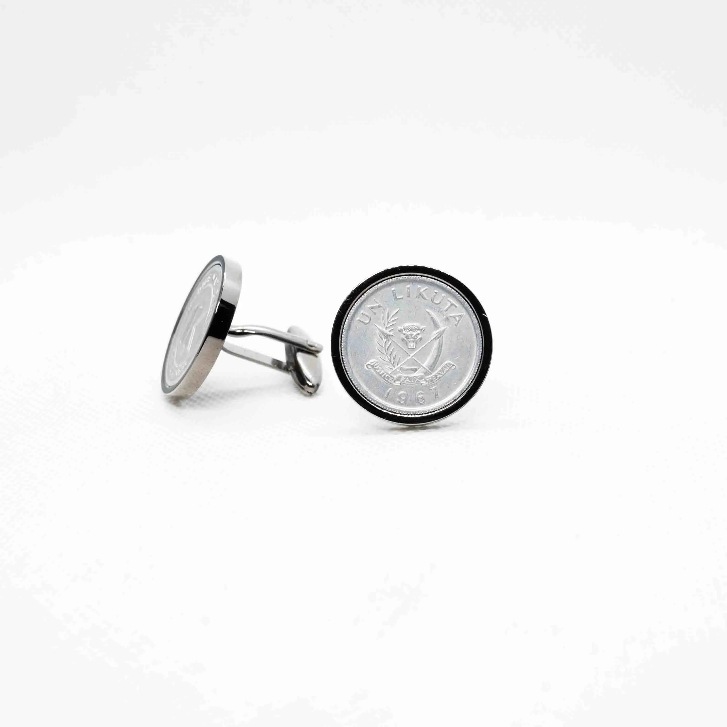 Congo - Democratic Republic 1 Likuta Cufflinks