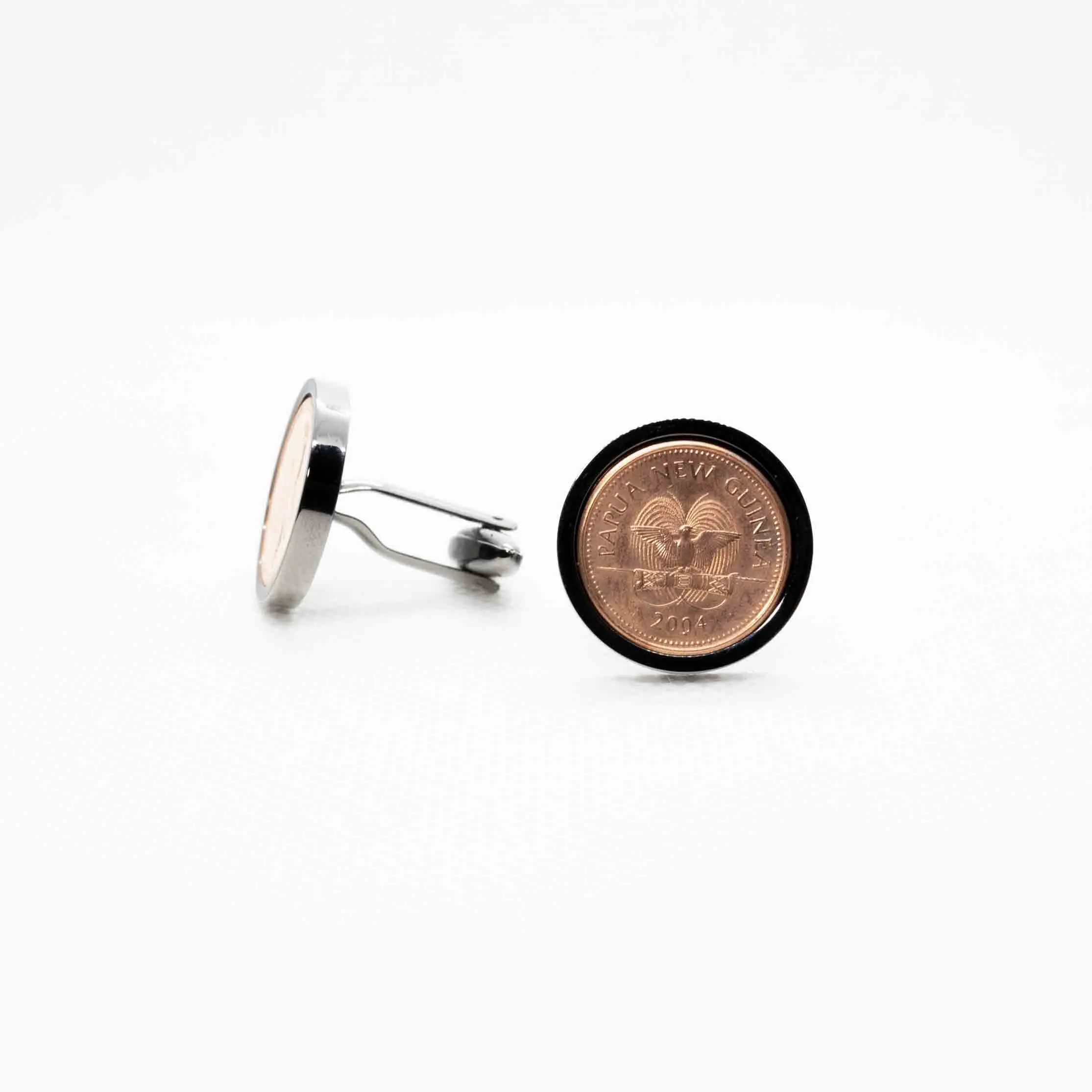 Papua New Guinea 1 Toea  Cufflinks