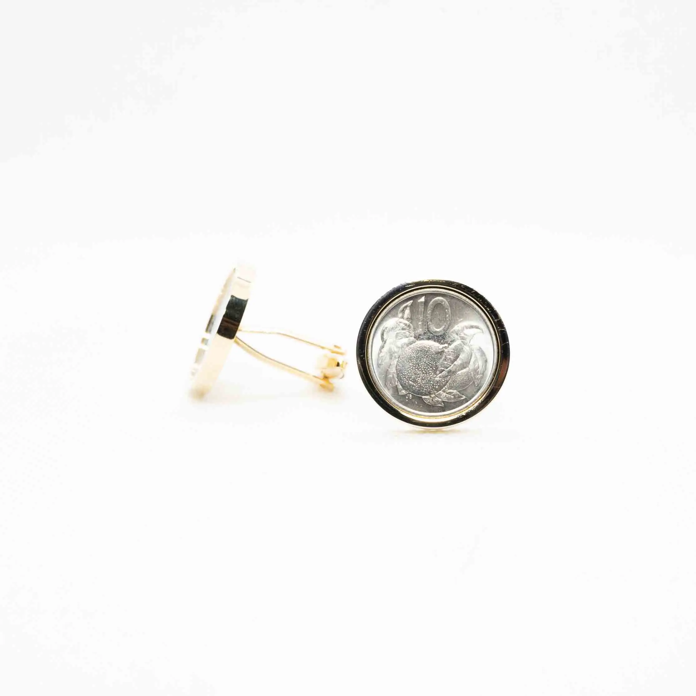 Cook Islands 10 Cent Cufflinks